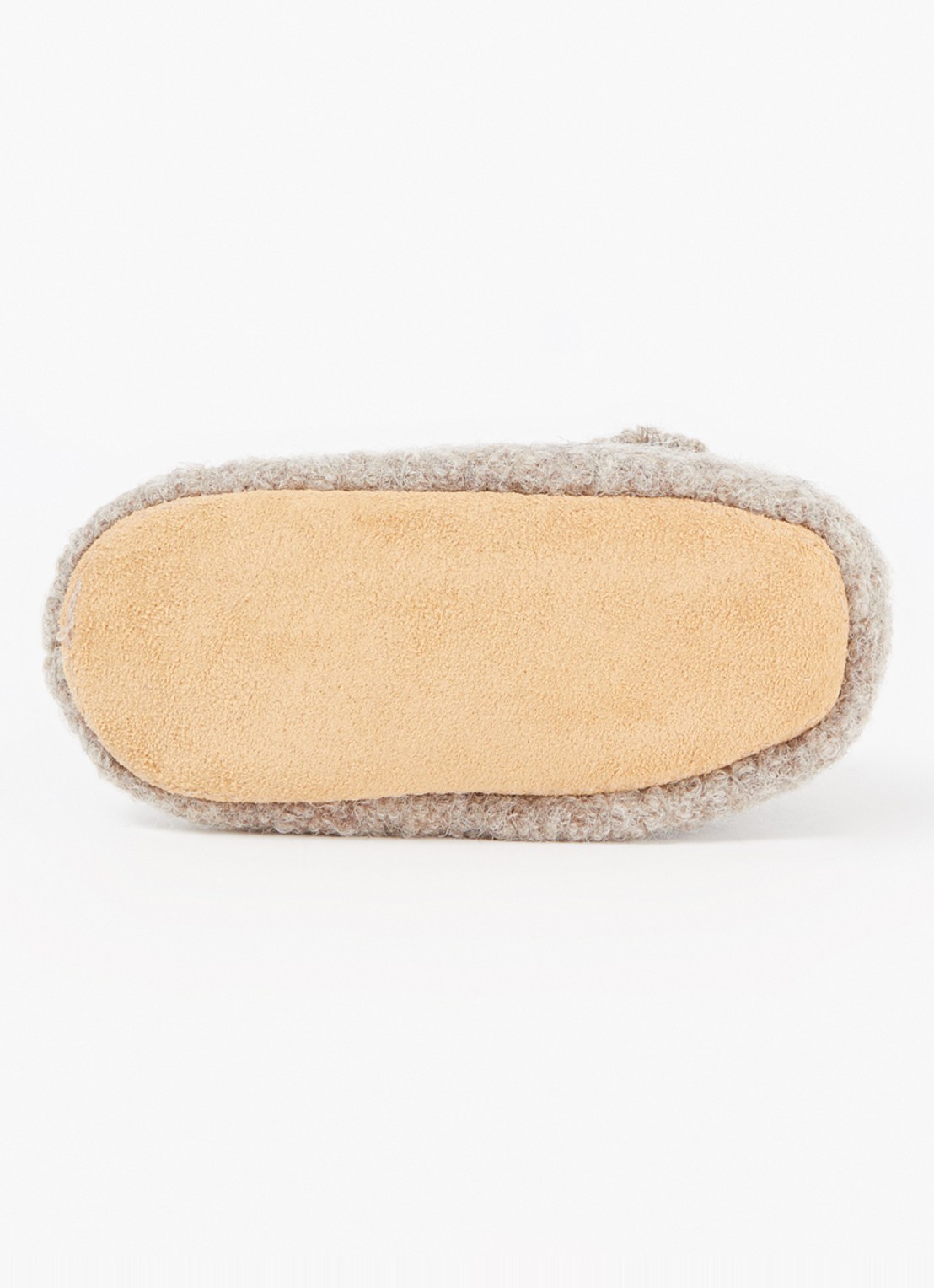 Bergstein Cozy babyslofjes van wol in giftbox - detail 4 donkerbeige