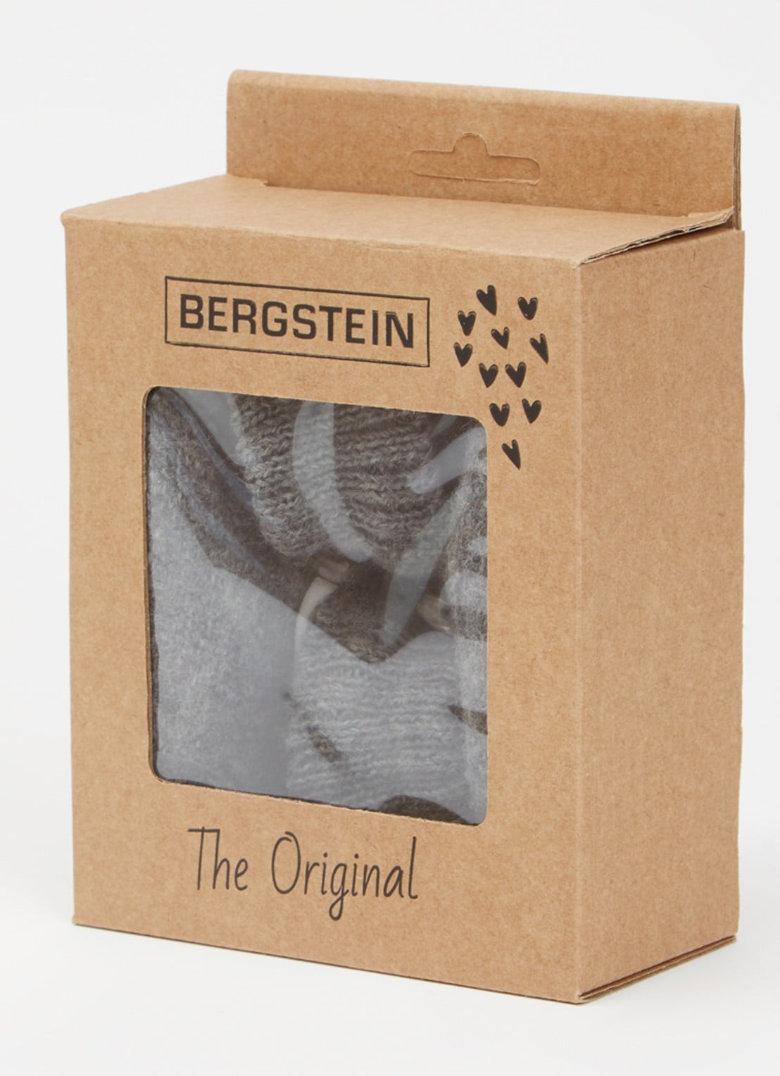 Bergstein Cozy babyslofjes van wol in giftbox - detail 4 grijs