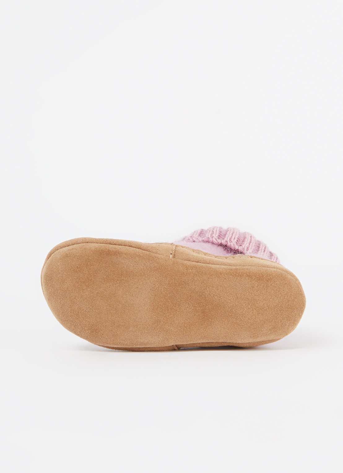 Bergstein Cozy Lux pantoffel van scheerwol - detail 2 roze