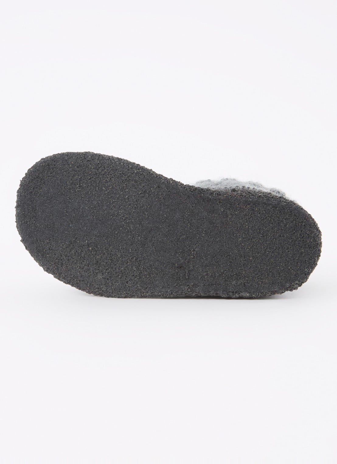 Bergstein Cozy pantoffel van wol - detail 3 grijs