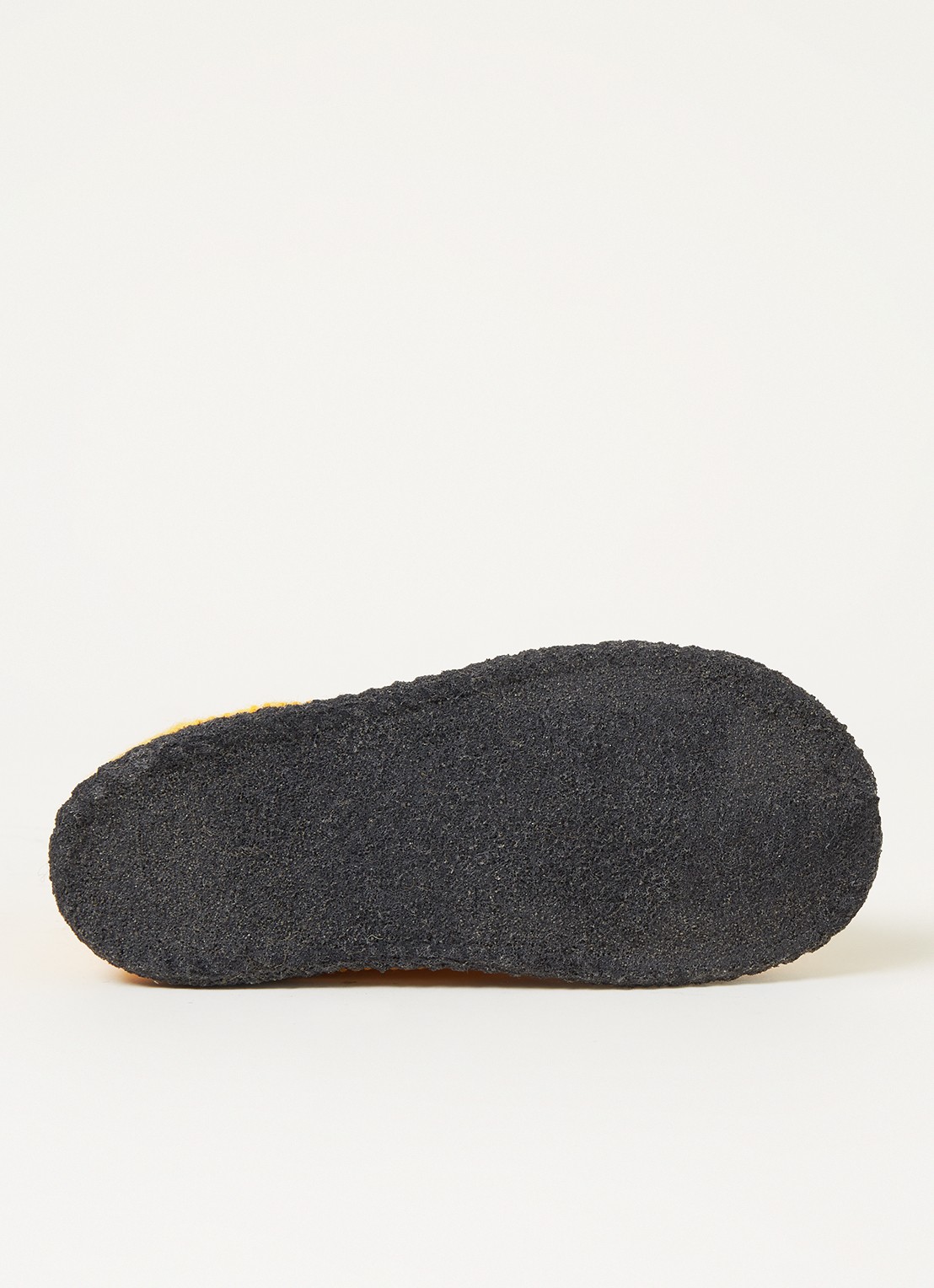 Bergstein Cozy pantoffel van wol - detail 4 okergeel