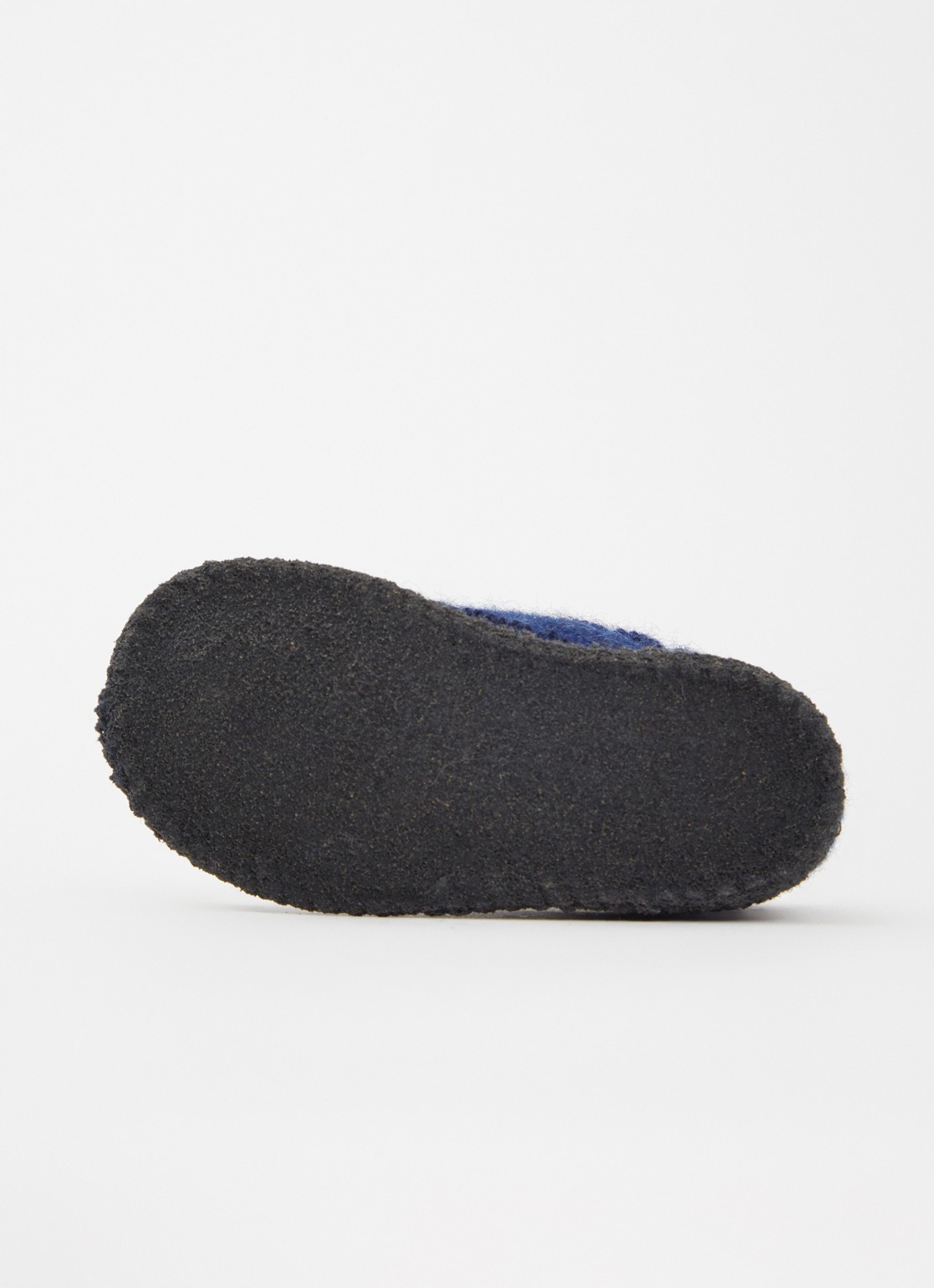Bergstein Cozy pantoffel van wol - detail 3 donkerblauw