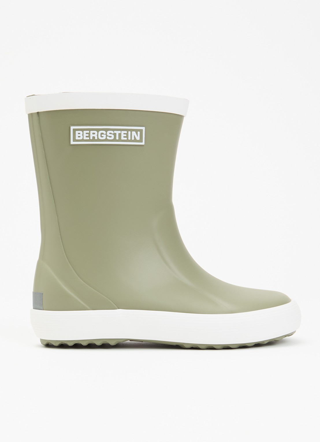 Bergstein Regenlaars met logo - voorkant lichtgroen