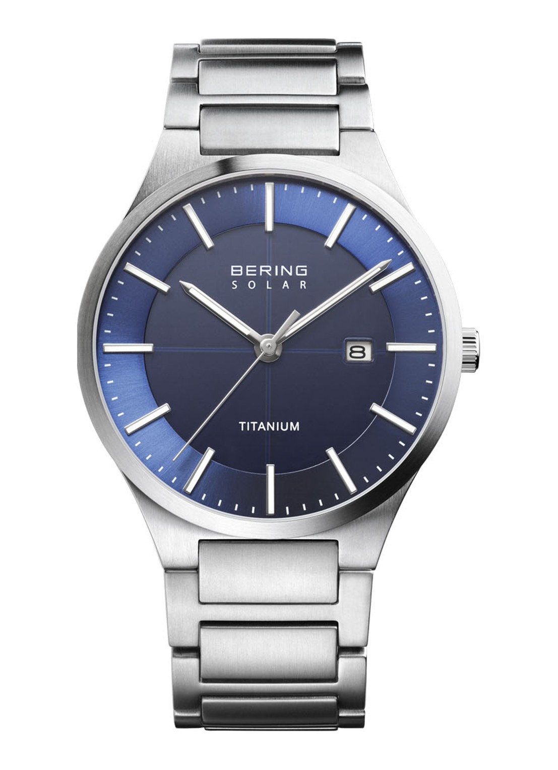 Bering Horloge 15239-777 - voorkant zilver
