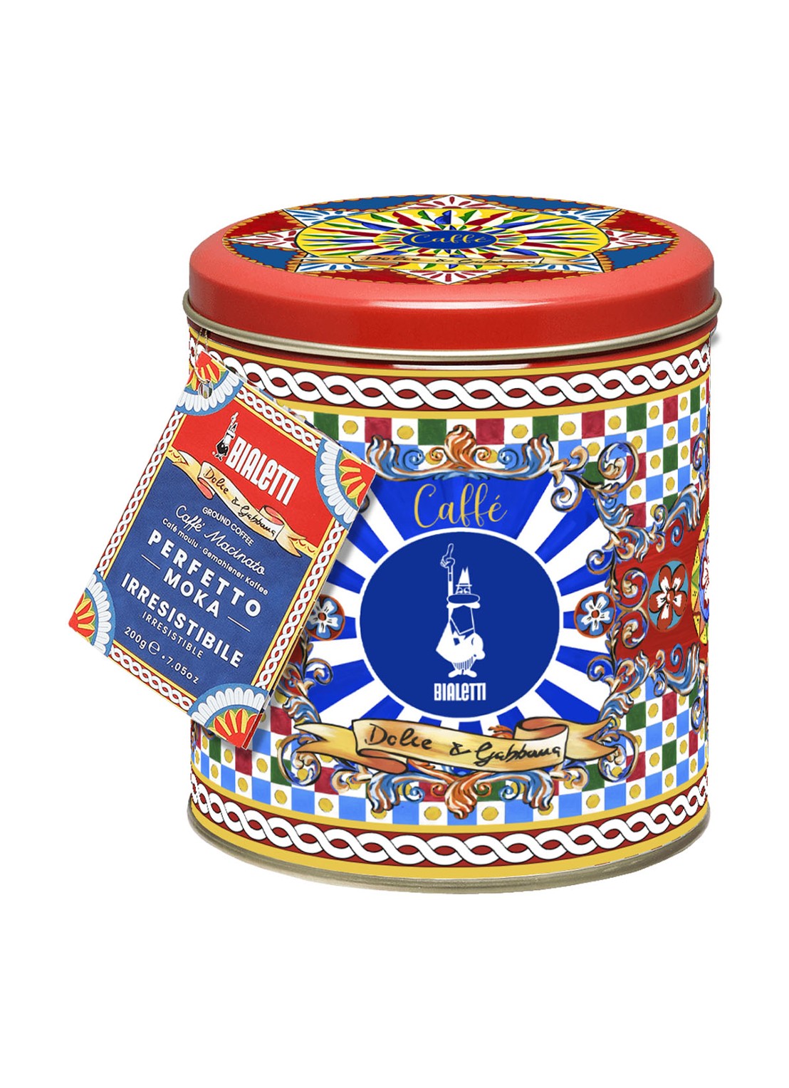 Bialetti Geschenkset Moka Express percolator 3-kops inclusief koffie - detail 3 multicolor