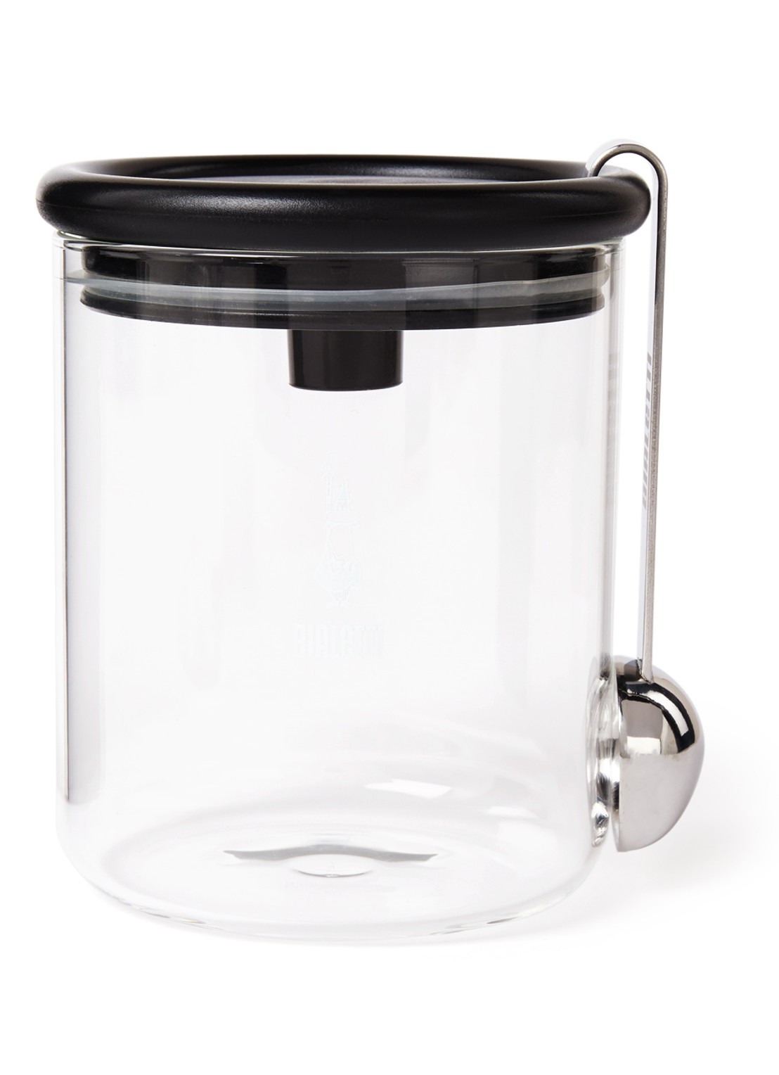 Bialetti Koffie voorraadpot van glas 2-delig - voorkant transparant