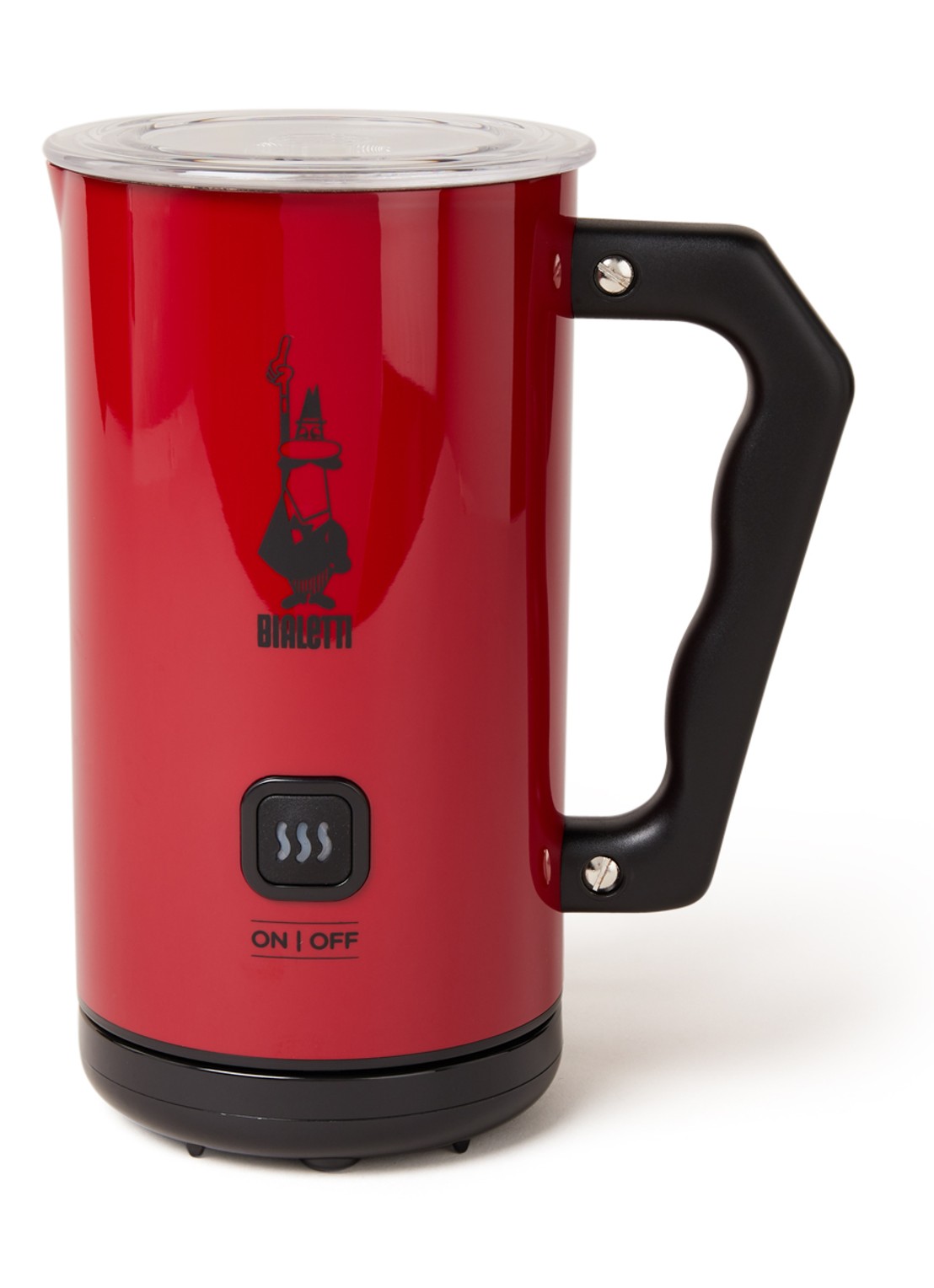 Bialetti Melkopschuimer 30 cl - voorkant 2 steenrood