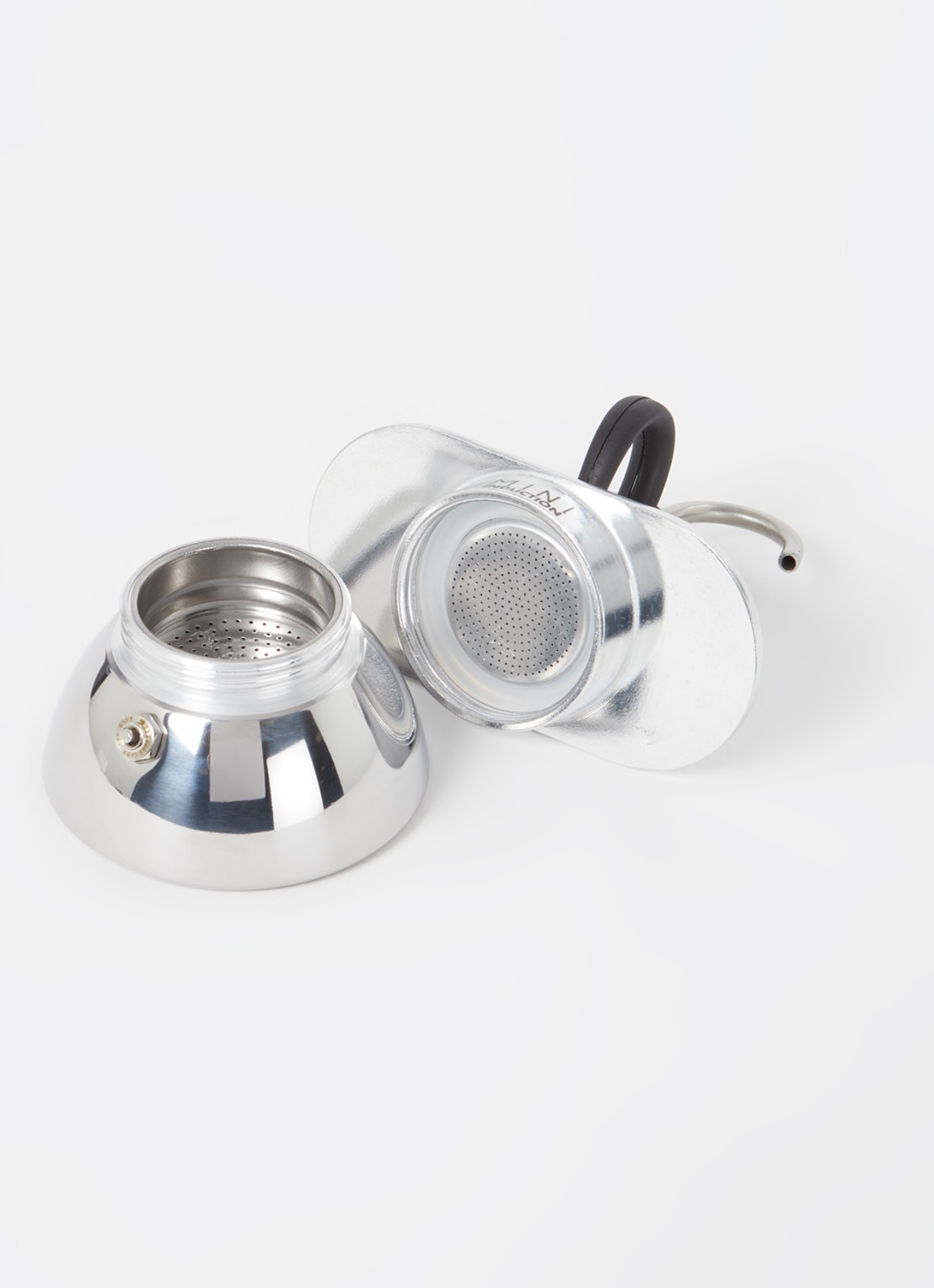 Bialetti Mini Express Induction percolator - 0007310 - voorkant 2 zwart