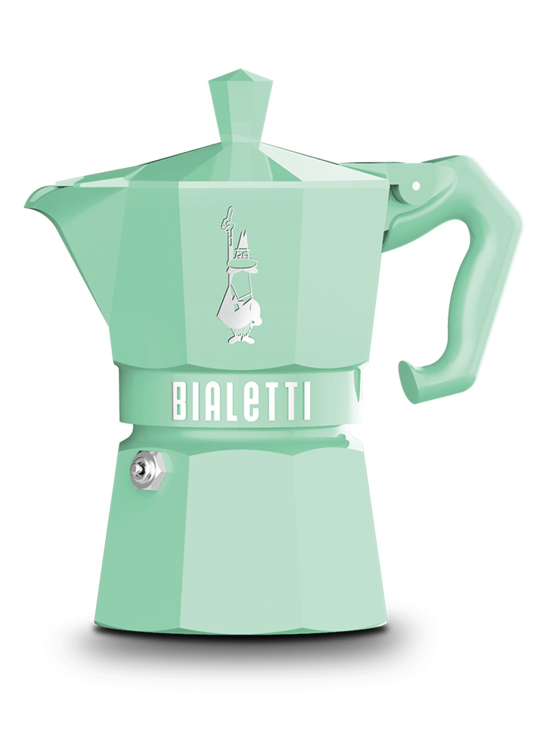Bialetti Moka Exclusive percolator 3-kops - voorkant mint
