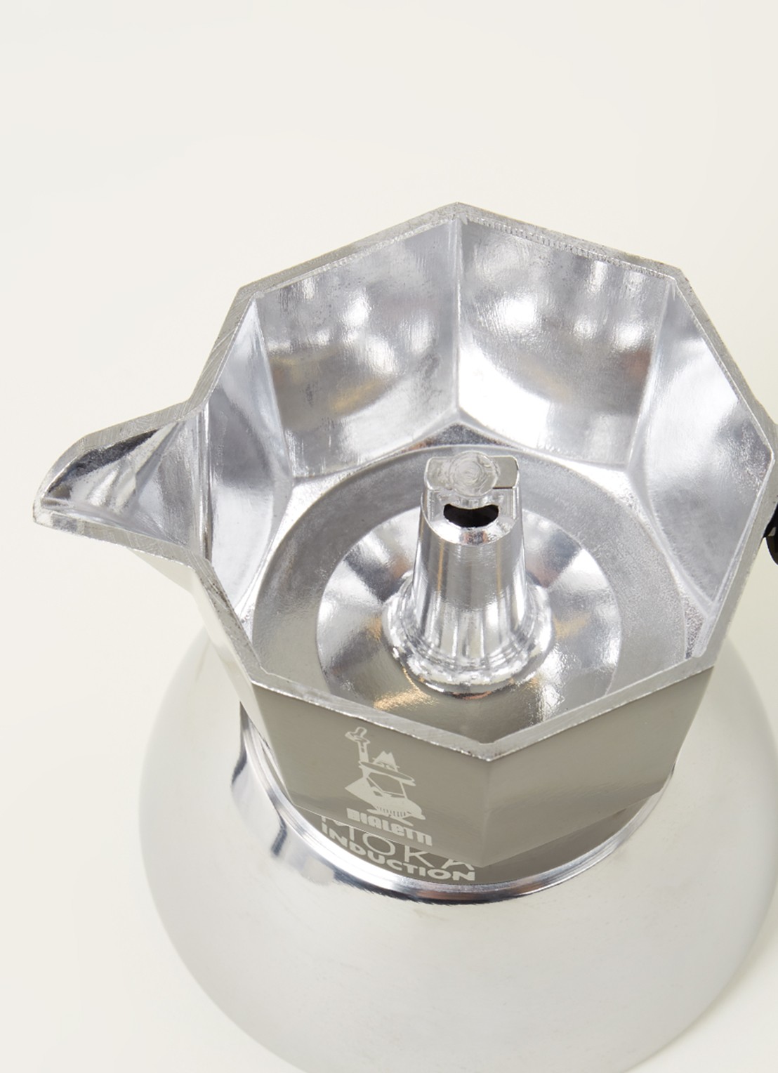 Bialetti Moka Inductie percolator 2-kops - detail zwart