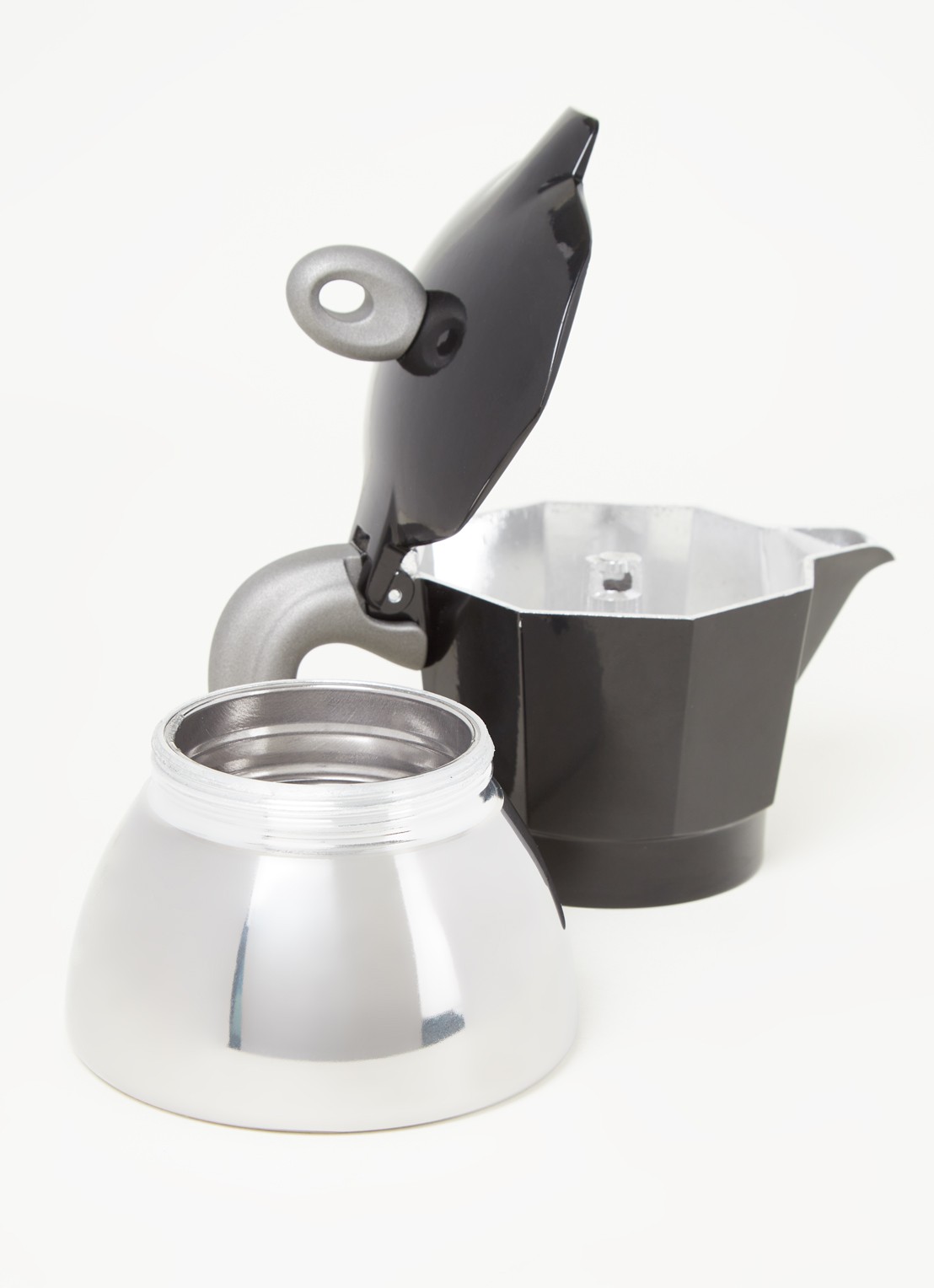 Bialetti Moka Inductie percolator 4-kops - detail 3 zwart