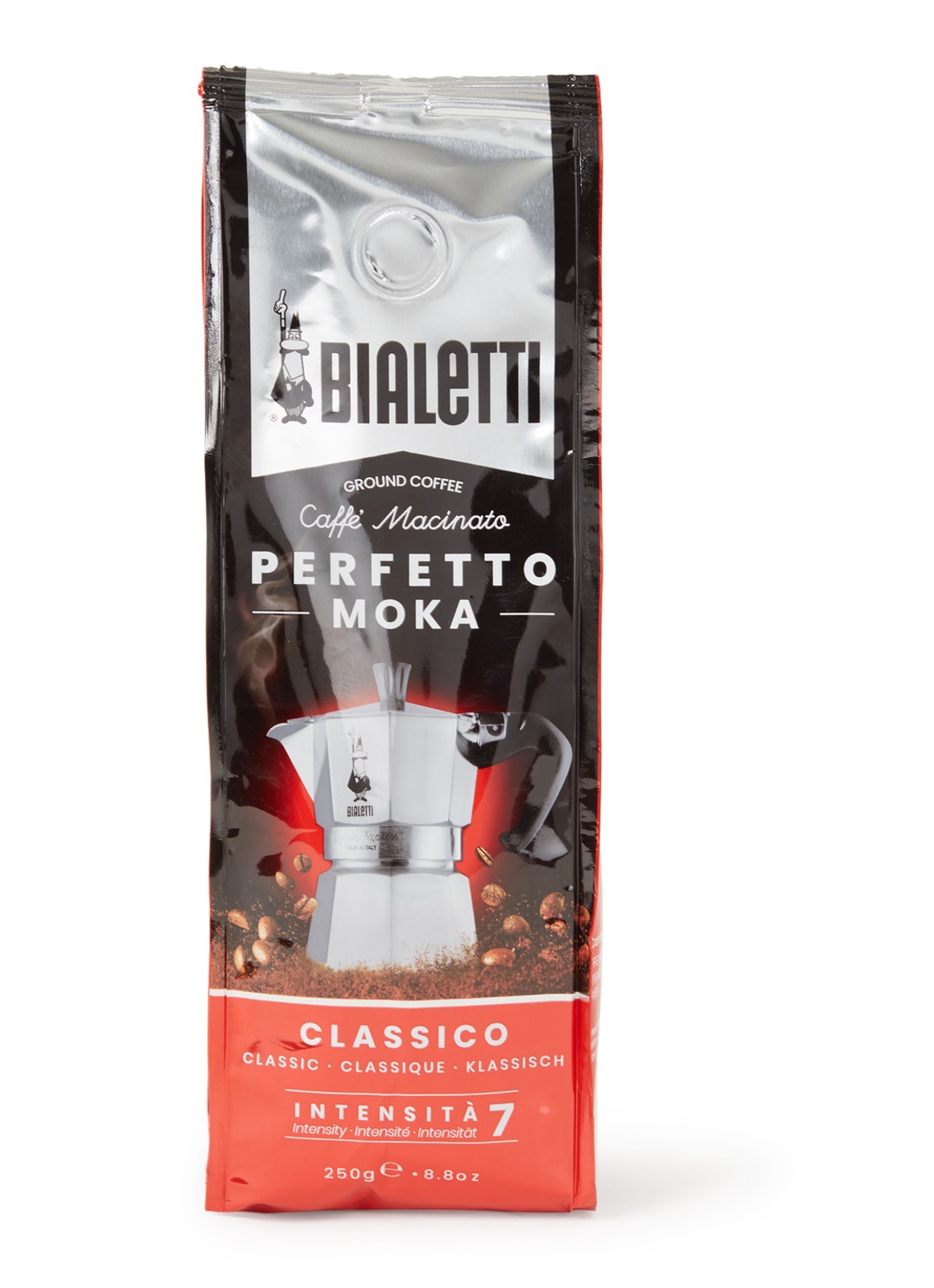 Bialetti Perfetto Moka Classico gemalen koffie 250 gram - voorkant undefined