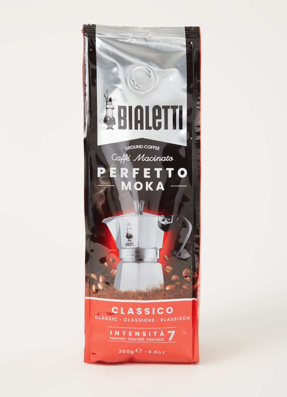 Bialetti Perfetto Moka Classico gemalen koffie 250 gram - voorkant 2 undefined