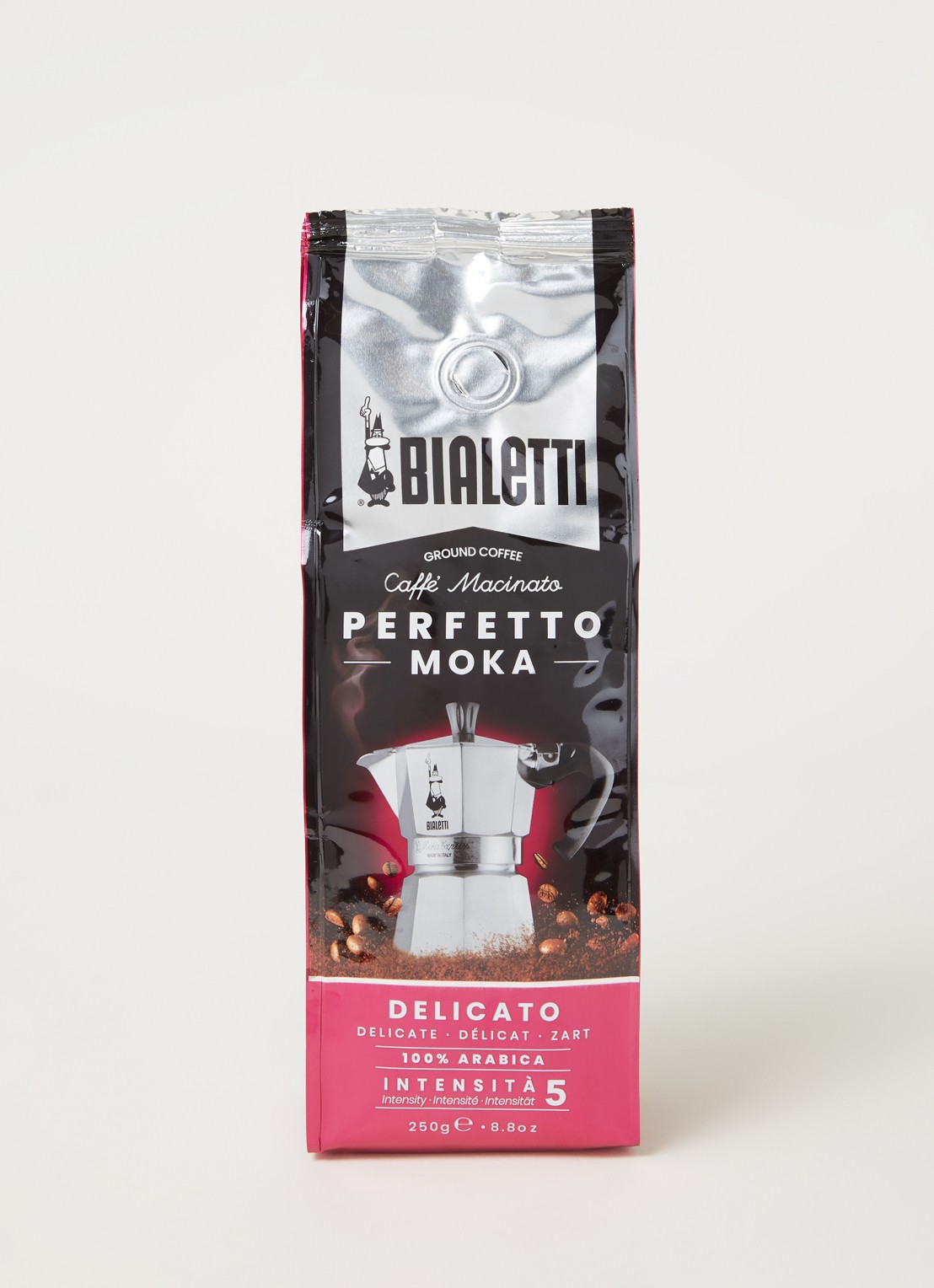 Bialetti Perfetto Moka Delicato gemalen koffie 250 gram - voorkant 2 undefined
