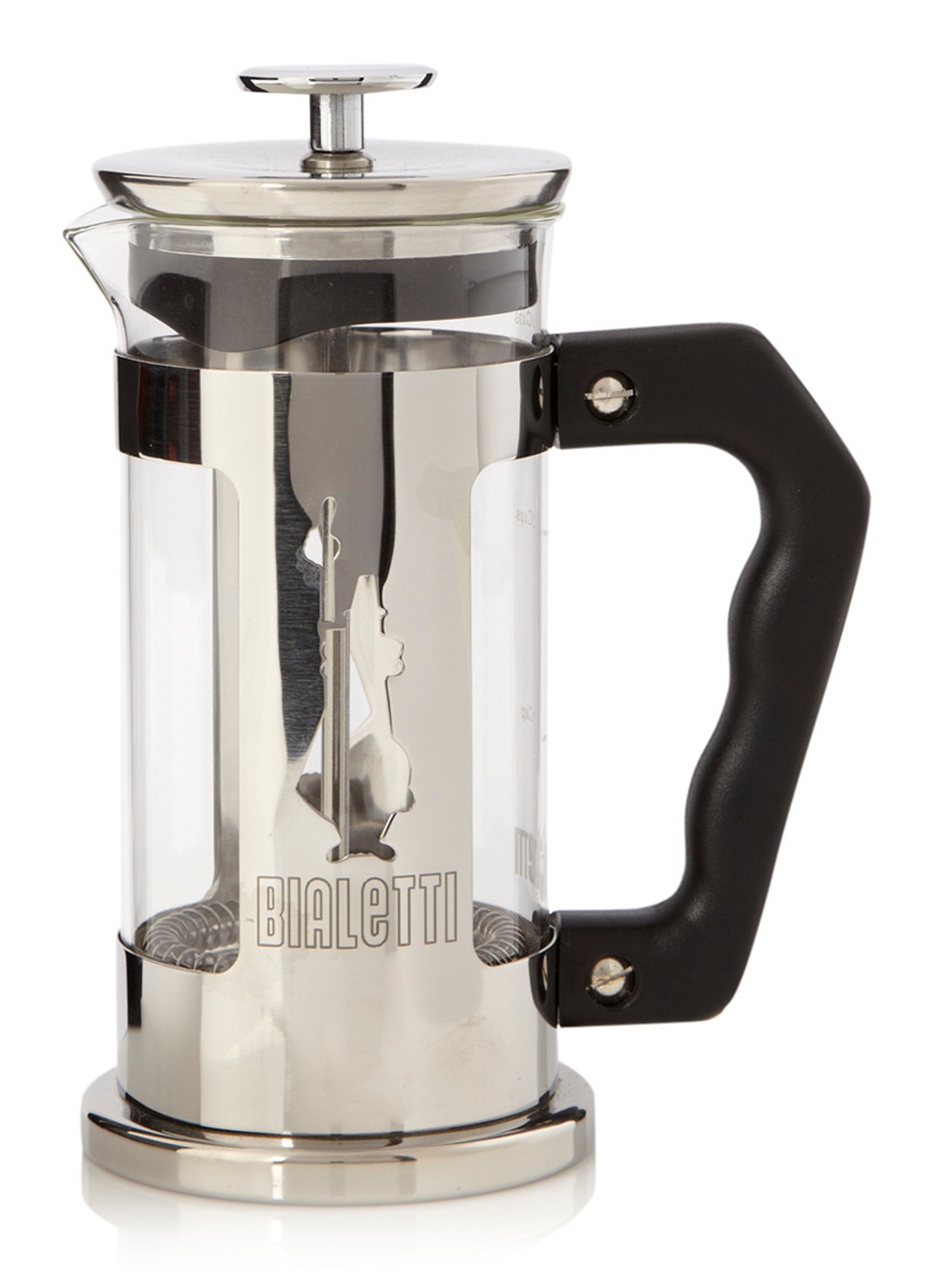 Bialetti Preziosa cafetière van borosilicaatglas 350 ml - voorkant transparant