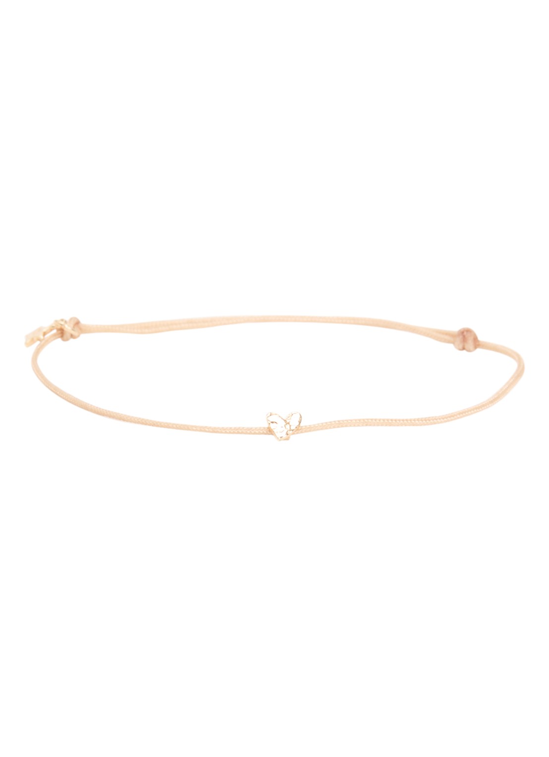 Bibi Camille Armband met bedel verguld - voorkant goud