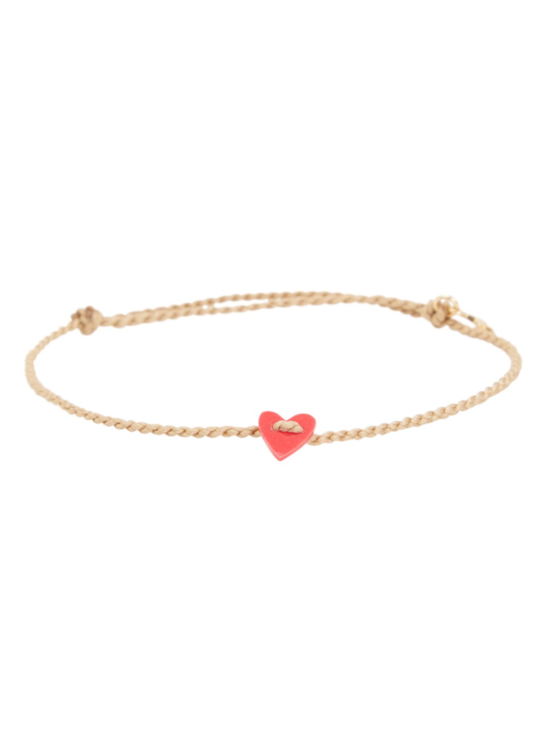 Bibi Camille Armband met bedel - voorkant 3 koraal