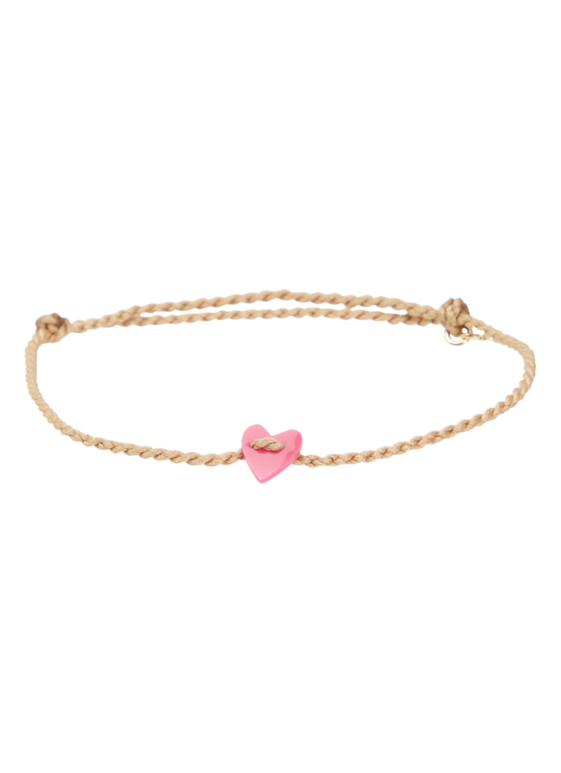 Bibi Camille Armband met bedel - voorkant kersenrood