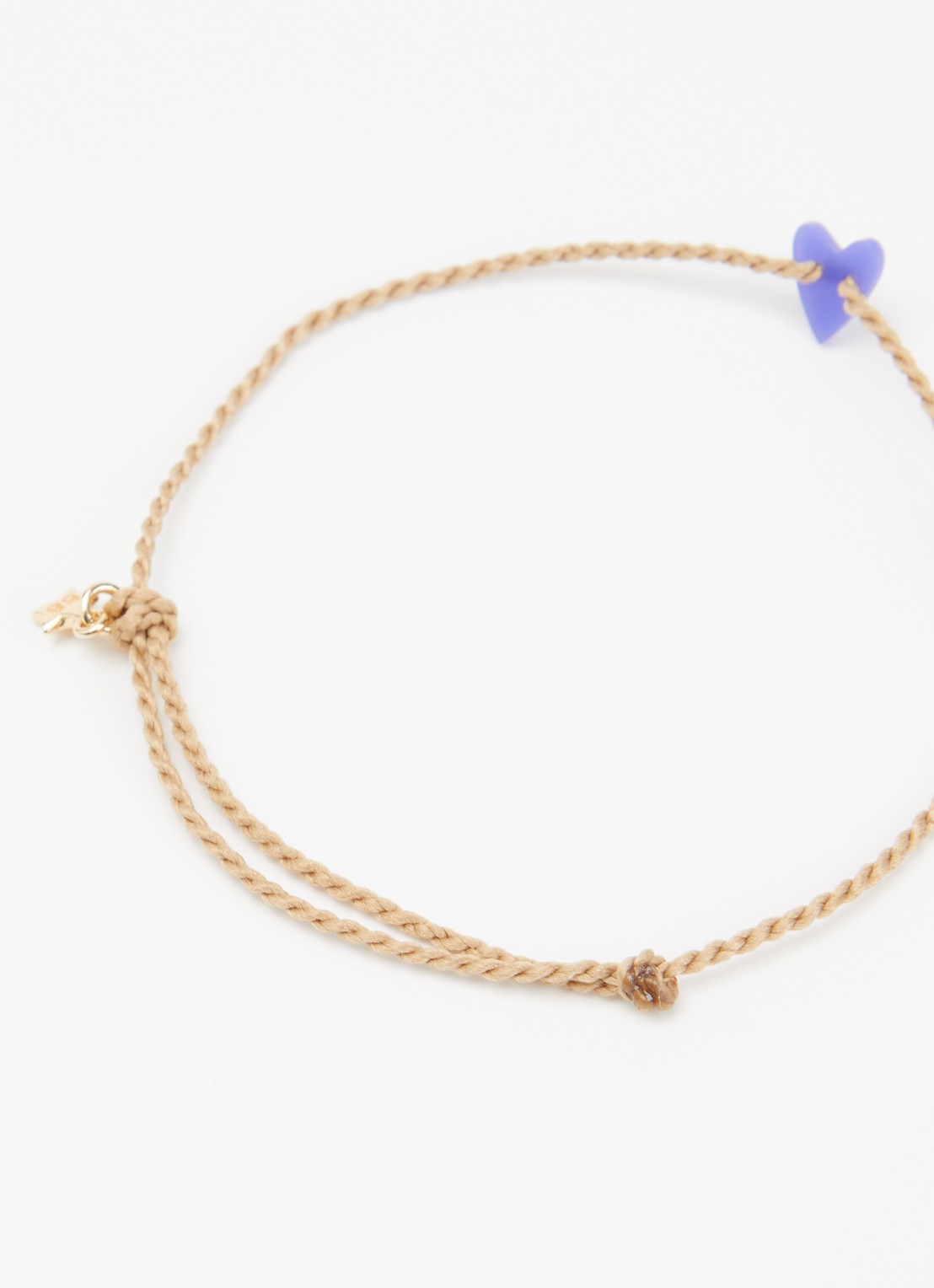 Bibi Camille Armband met bedel - detail 2 paars