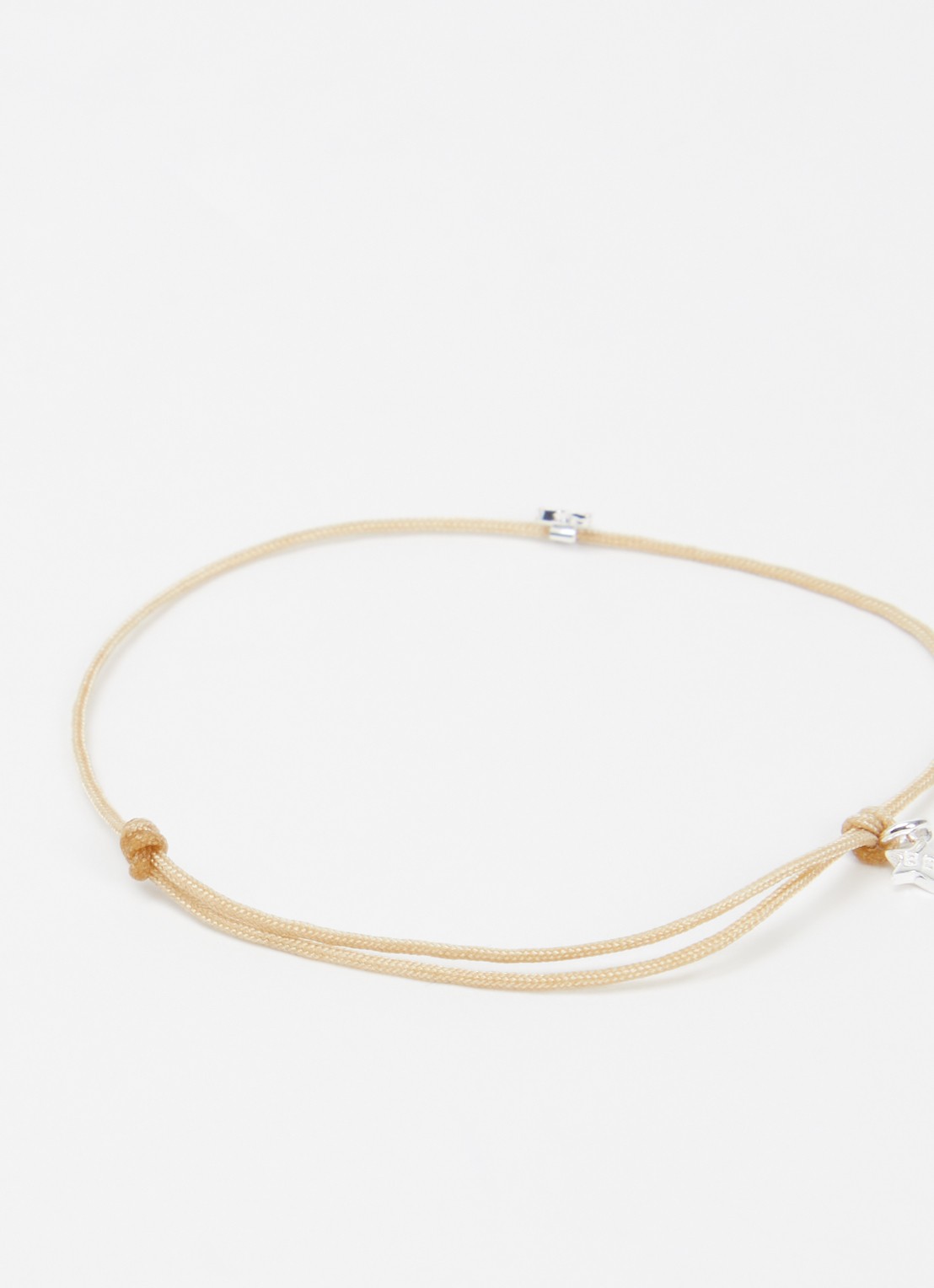 Bibi Camille Armband met bedel - detail 2 beige