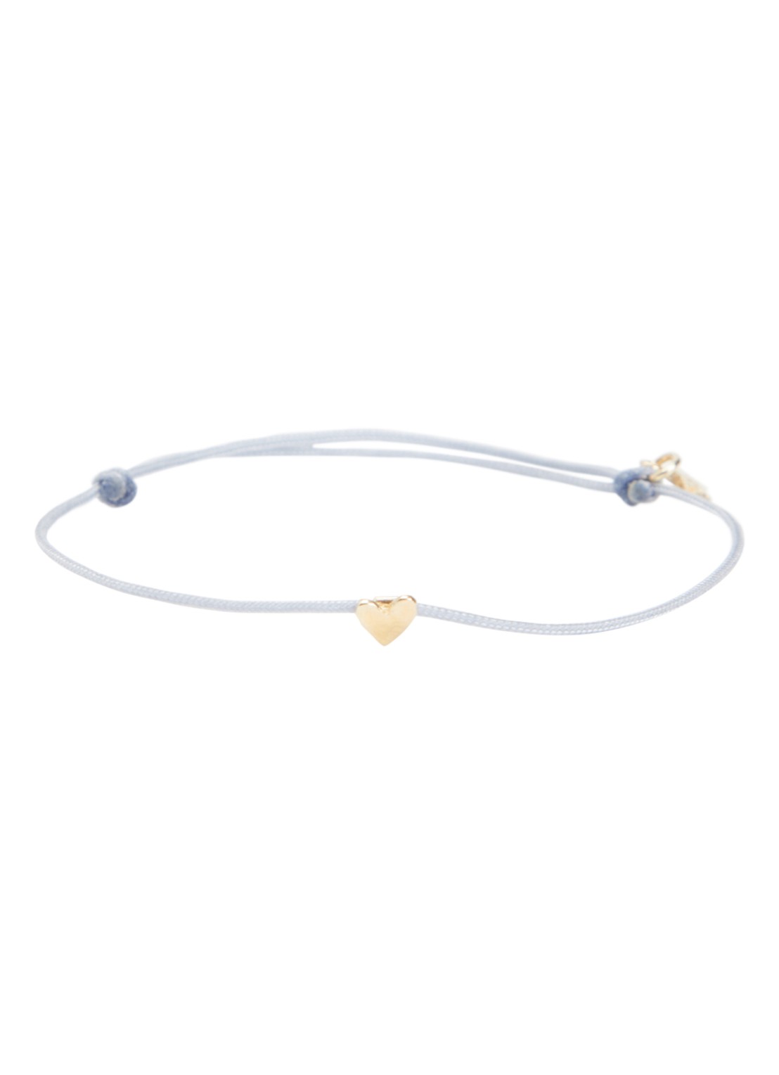 Bibi Camille Armband met bedel - voorkant blauwgrijs
