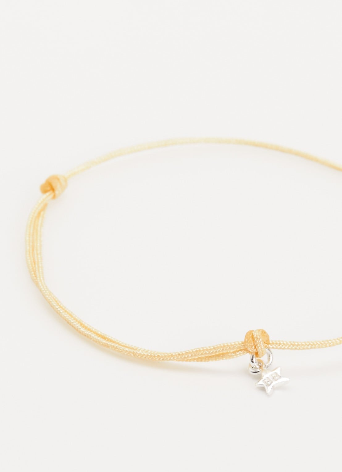 Bibi Camille Lips Rope S armband met bedel - detail 2 zilver