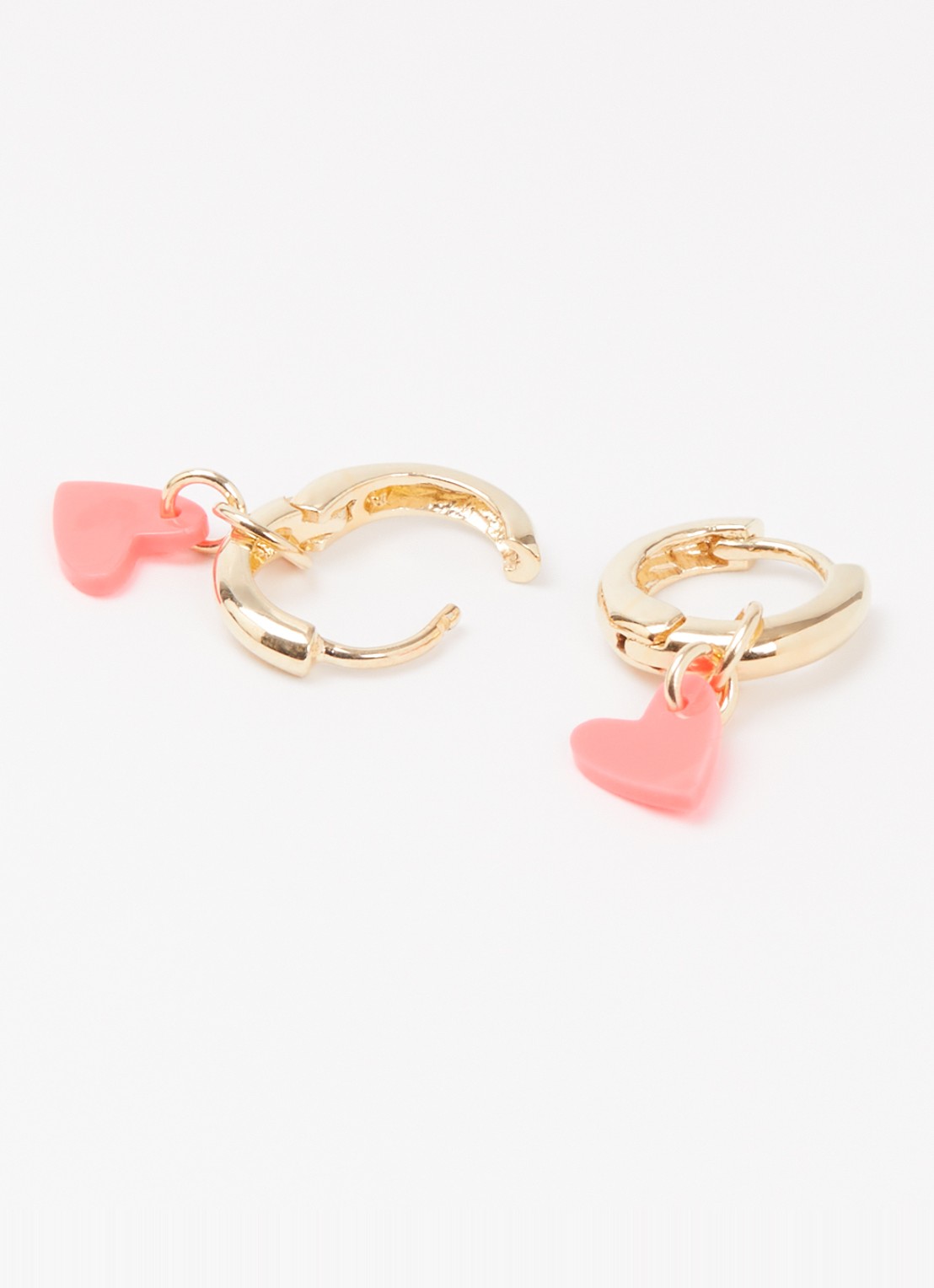 Bibi Camille Oorringen met hanger verguld - detail 2 goud