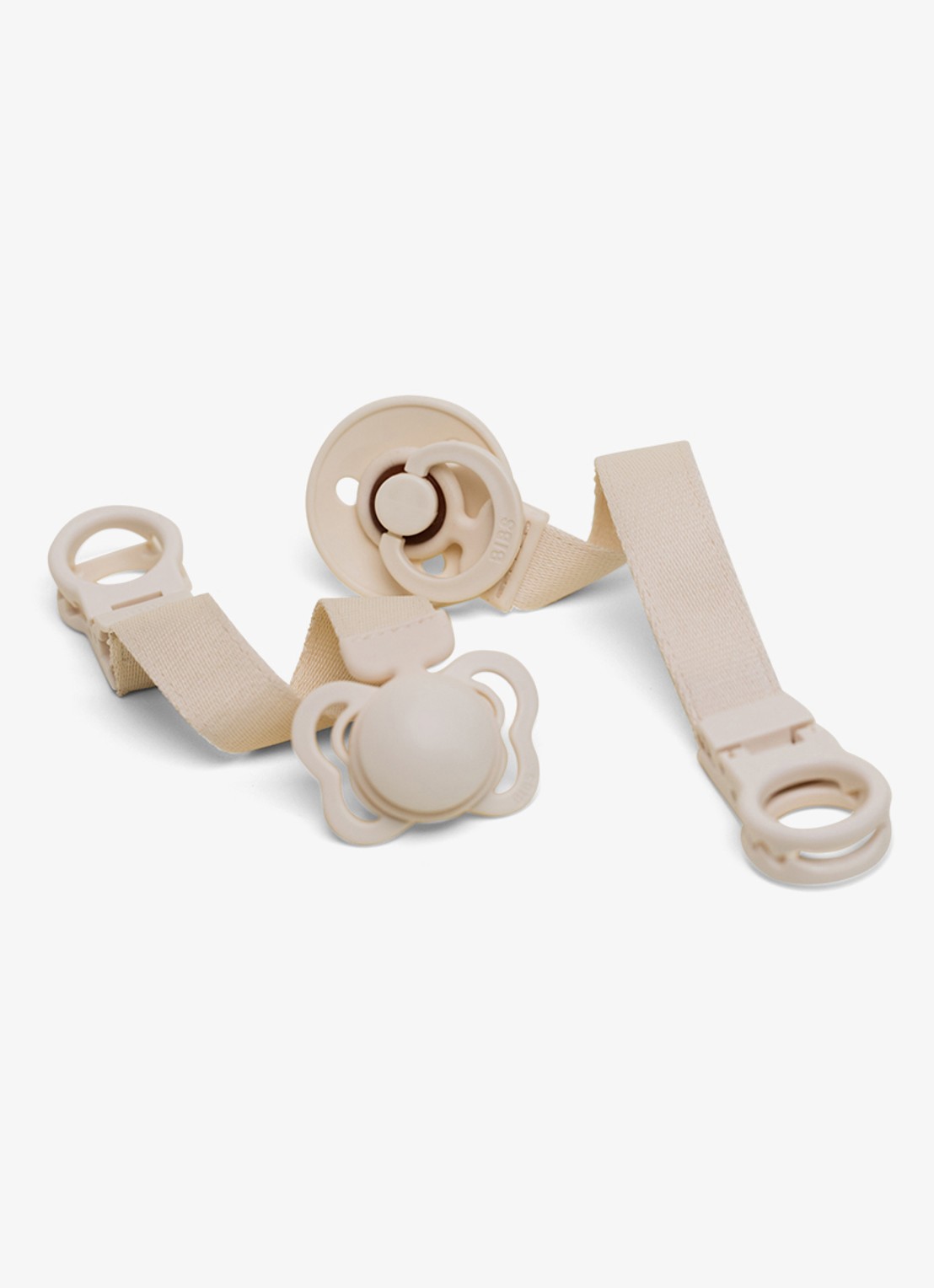 BIBS Clip speenkoord - voorkant 2 ivoor