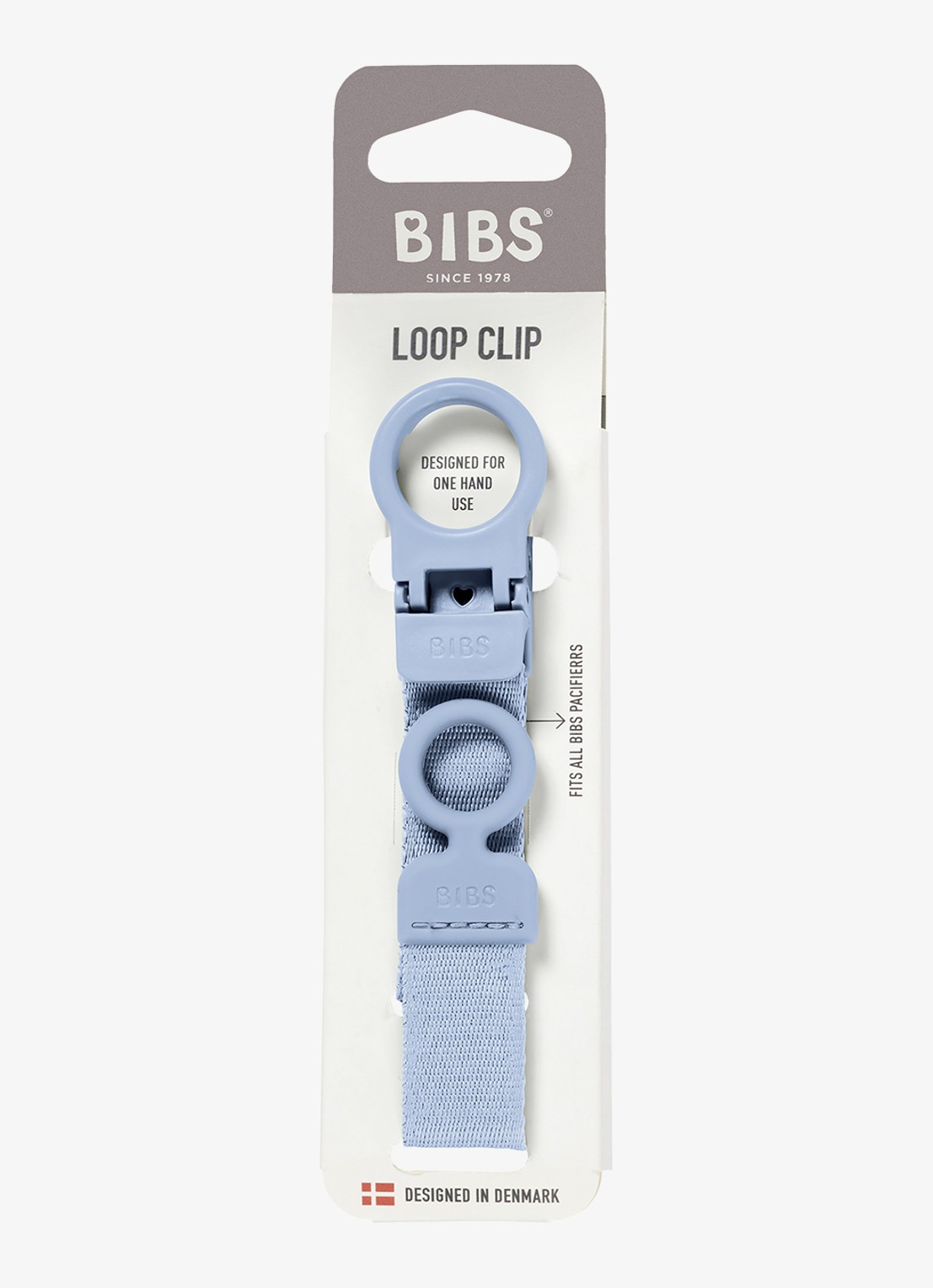 BIBS Clip speenkoord - detail 4 blauw