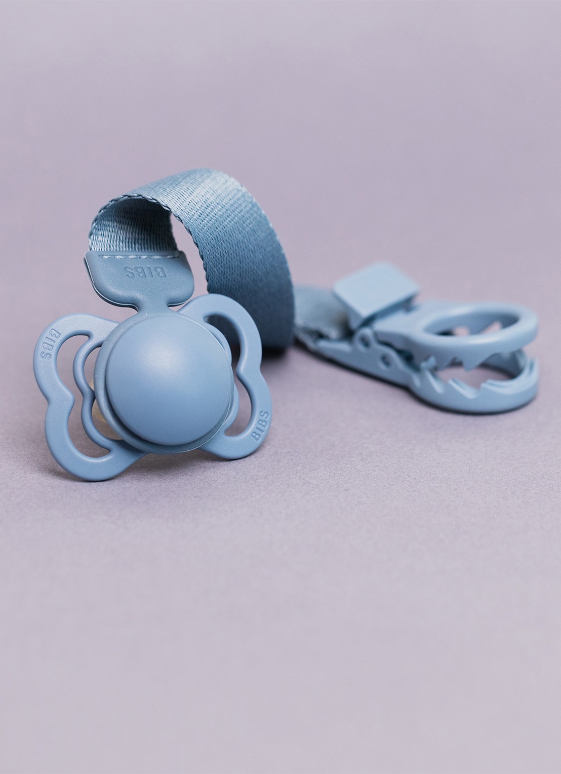 BIBS Clip speenkoord - detail 7 blauw