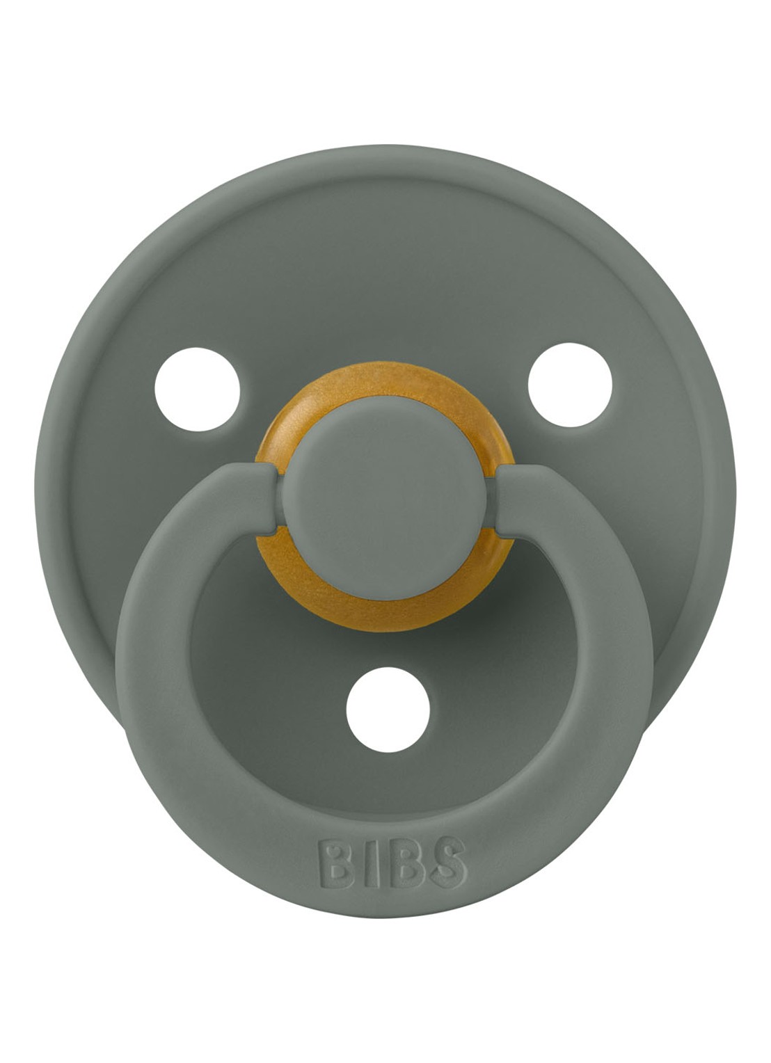 BIBS Colour fopspeen in 2-pack - detail 3 olijfgroen