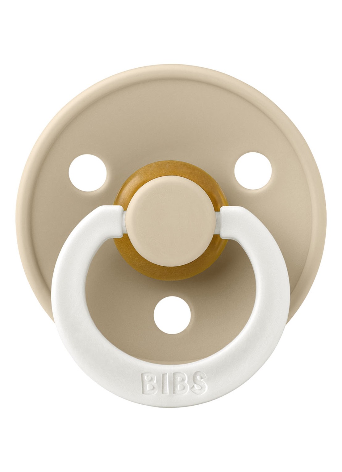 BIBS Colour fopspeen in 2-pack - detail 3 vanillegeel