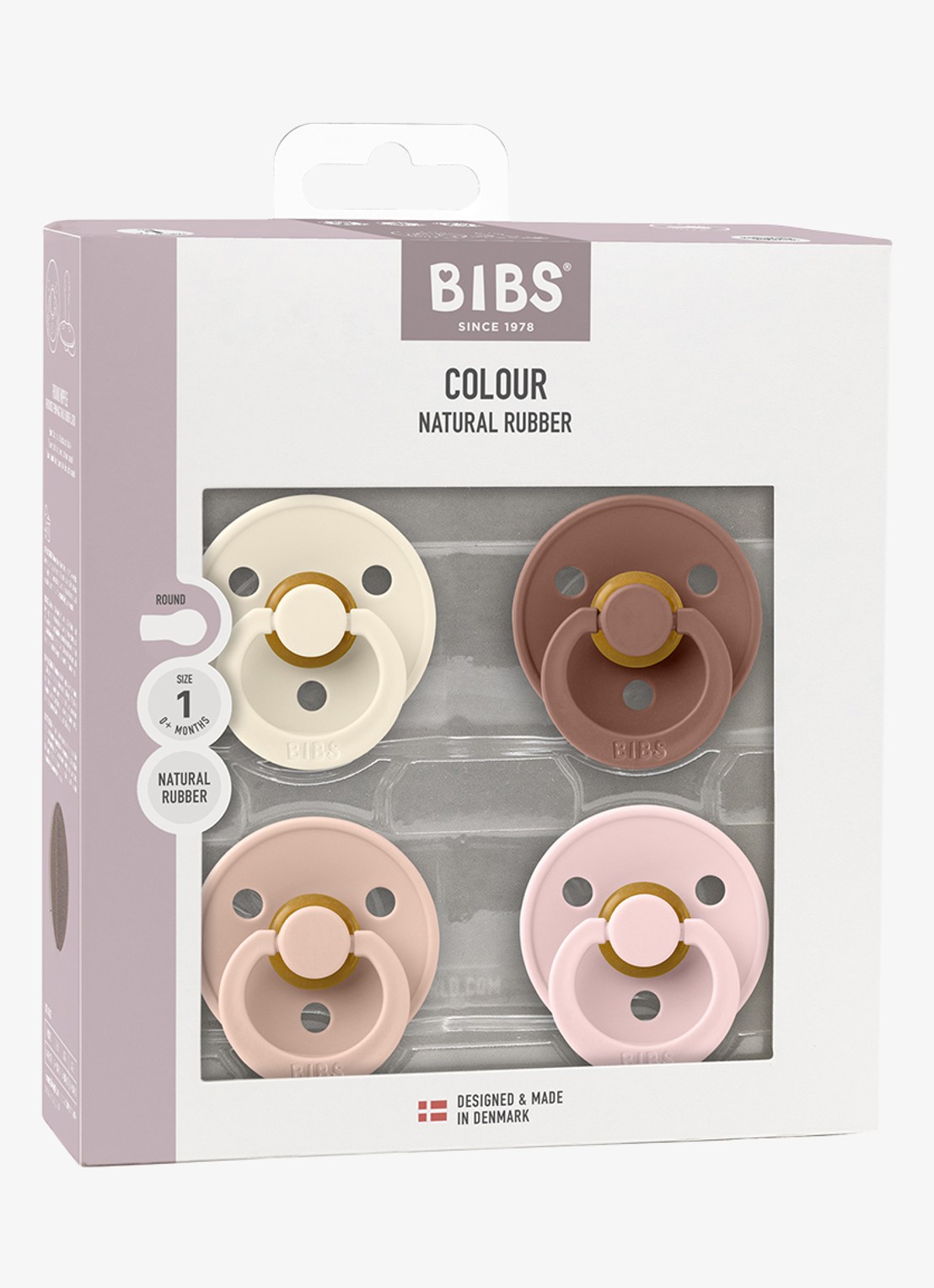 BIBS Colour fopspeen in 4-pack  - detail 4 roze