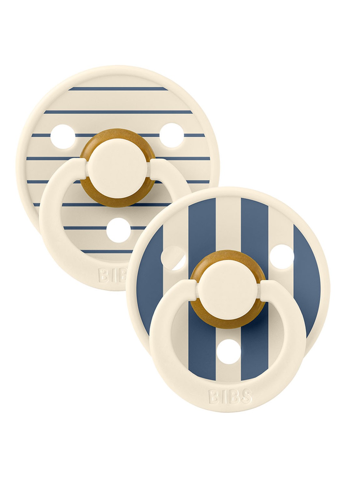 BIBS Fopspeen in 2-pack - voorkant 5 donkerblauw