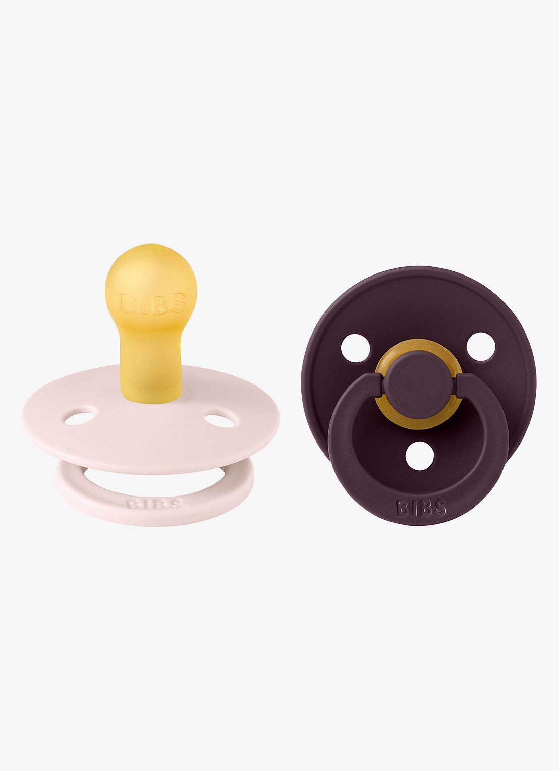 BIBS Fopspeen in 2-pack - detail 2 petal/plum