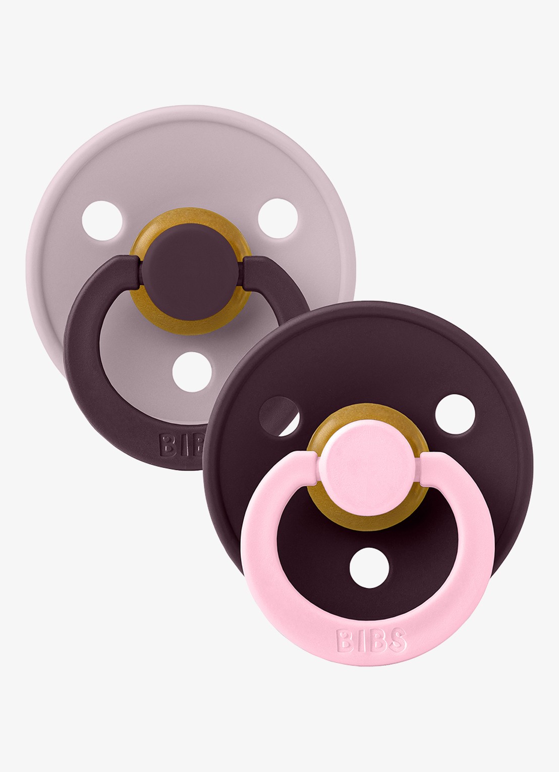 BIBS Studio Collection fopspeen in 2-pack - voorkant lila