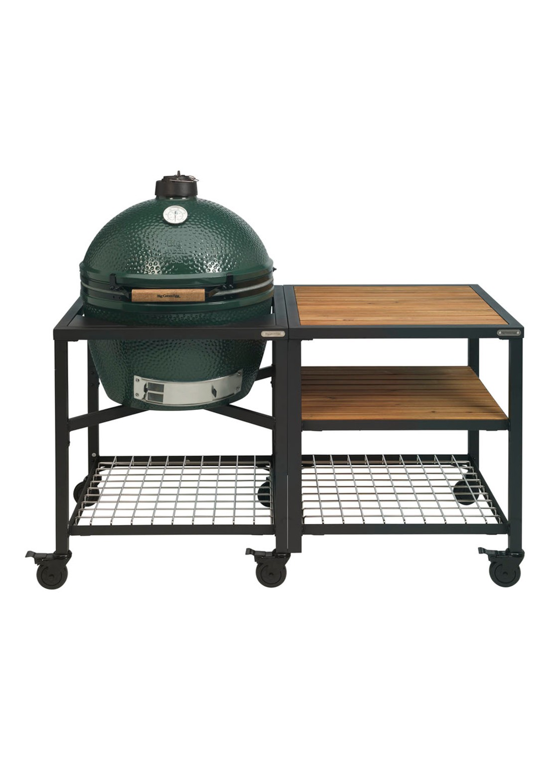 Big Green Egg Buitenkeuken met XL kamado barbecue  - voorkant zwart