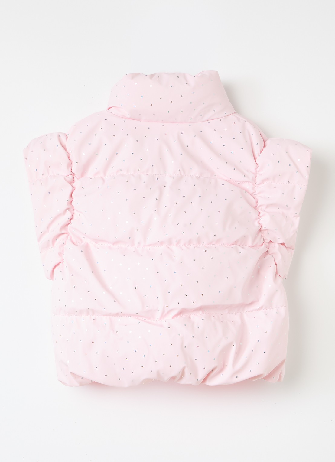 Billieblush Gewatteerde bodywarmer met lurex - achterkant 3 roze