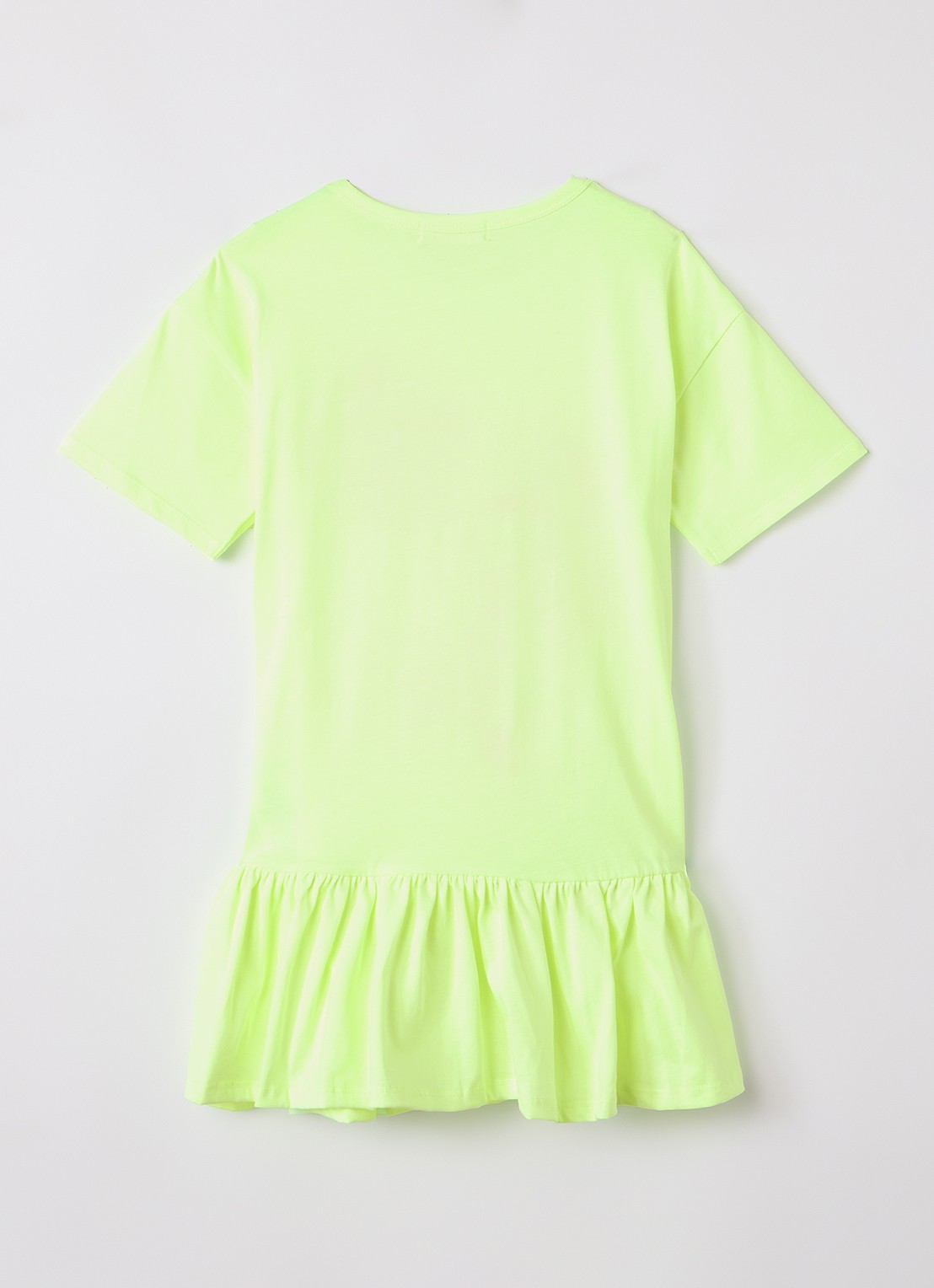 Billieblush Jurk met print - voorkant 3 neongroen