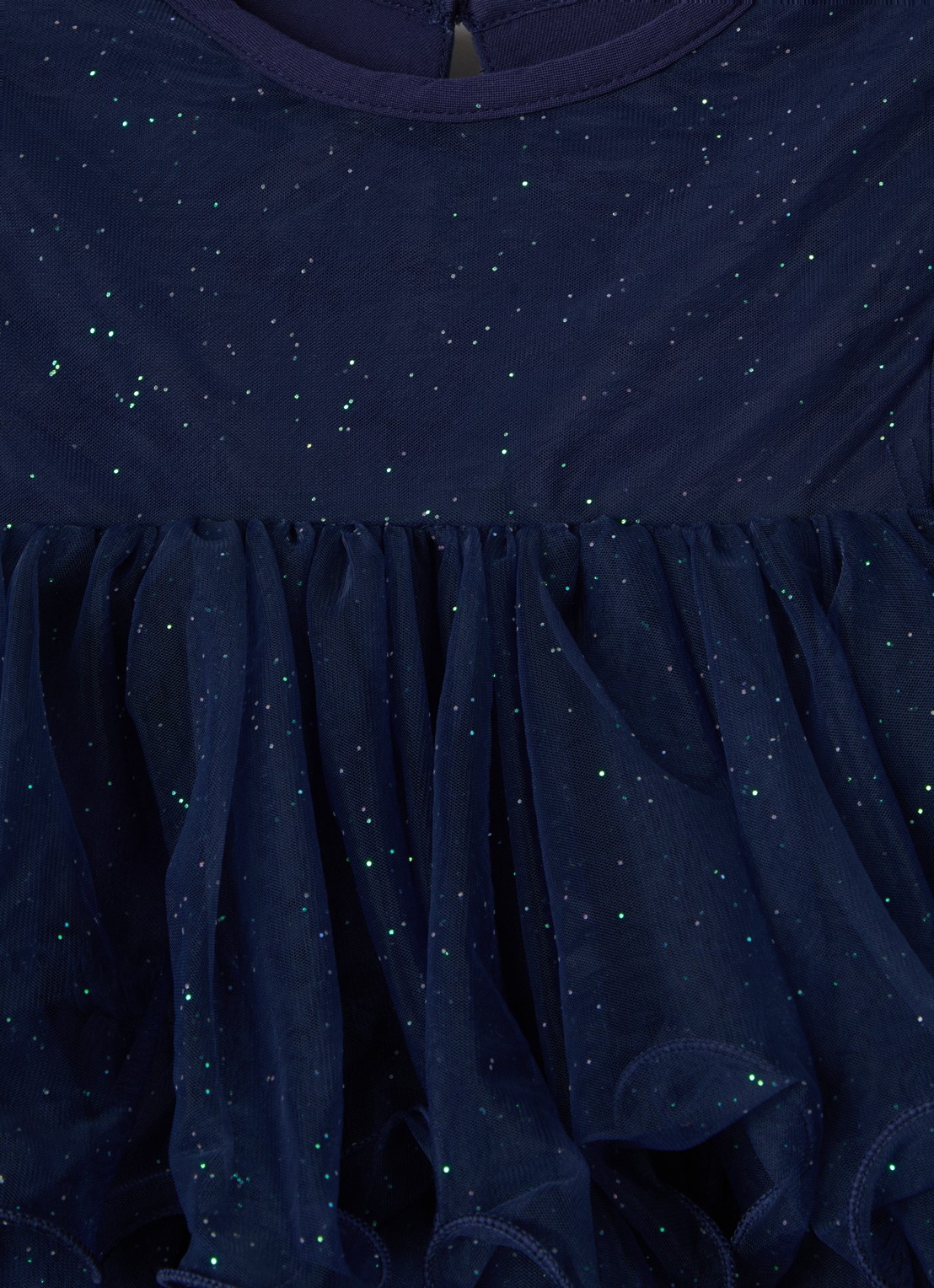 Billieblush Jurk met tule - detail donkerblauw