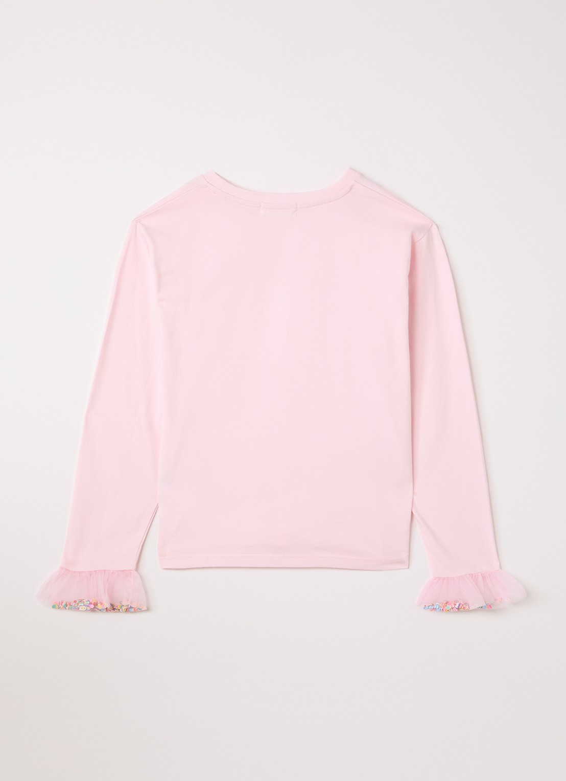 Billieblush Longsleeve met mesh details - voorkant 3 lichtroze