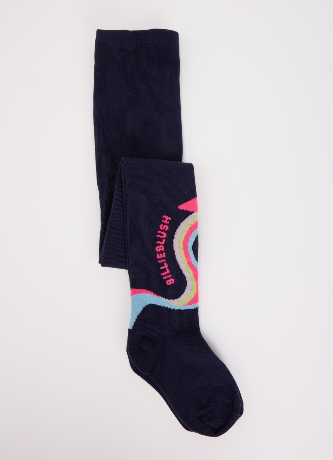 Billieblush Maillot met print in katoenblend - detail donkerblauw
