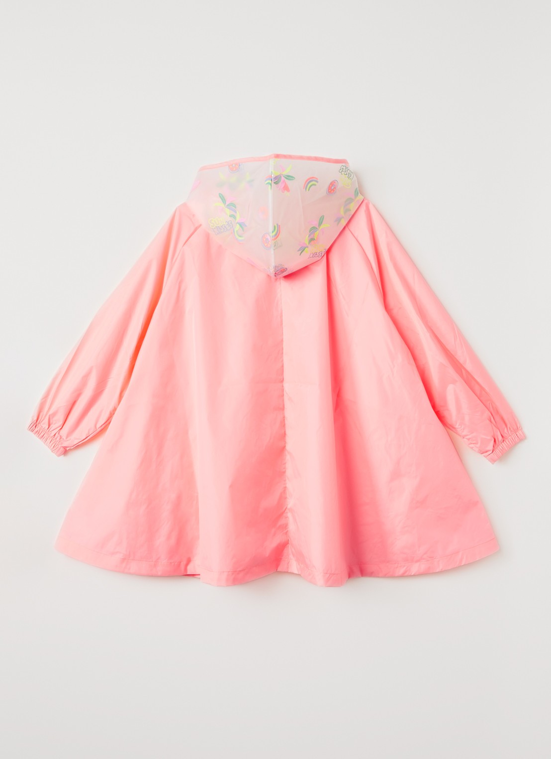 Billieblush Regenjas met capuchon - achterkant roze