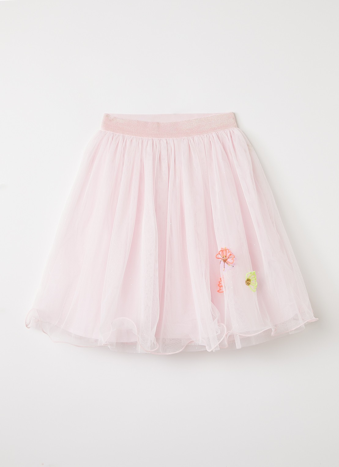 Billieblush Rok van tule - voorkant 2 roze