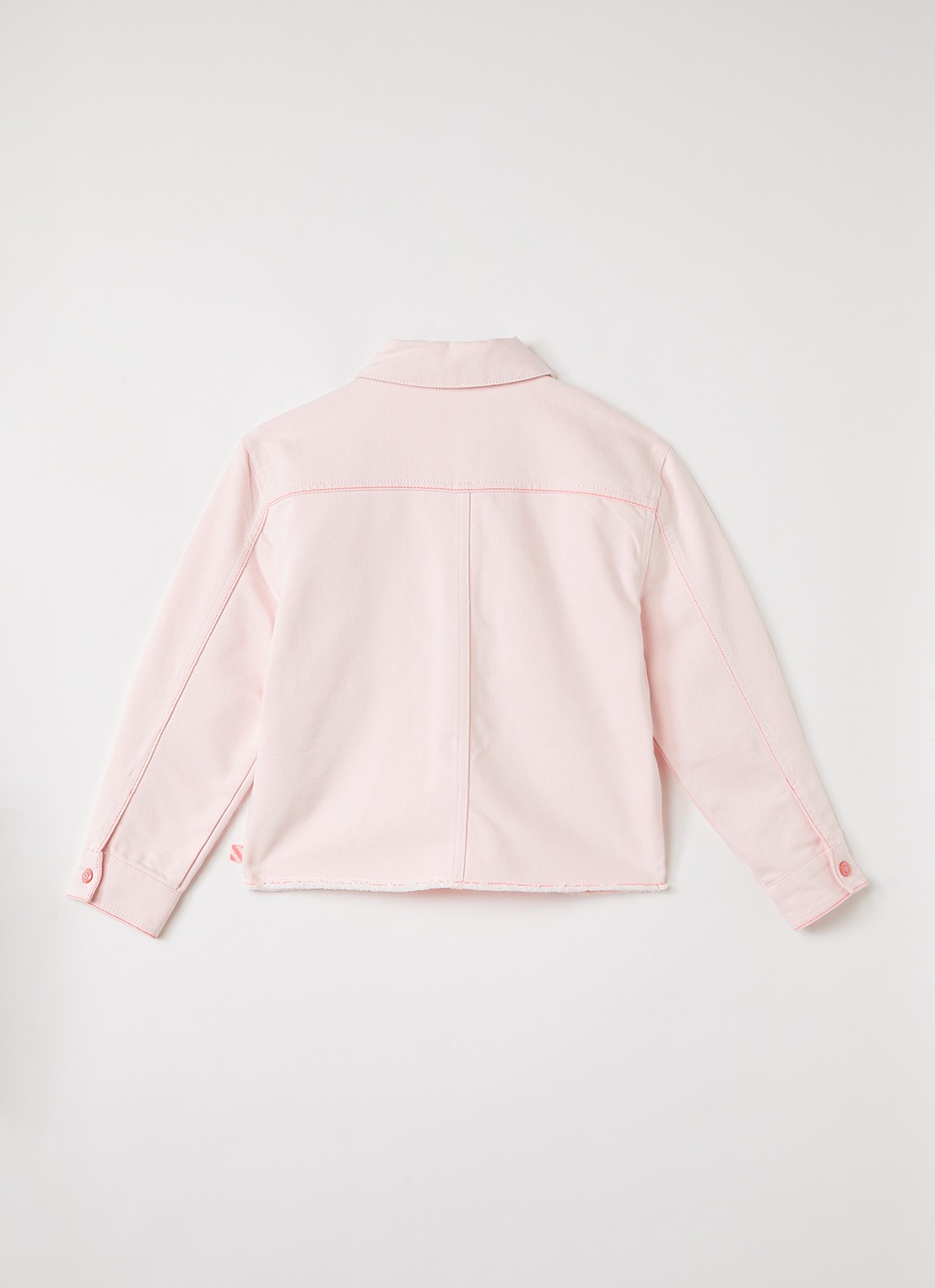 Billieblush Spijkerjas met pailletten - achterkant roze
