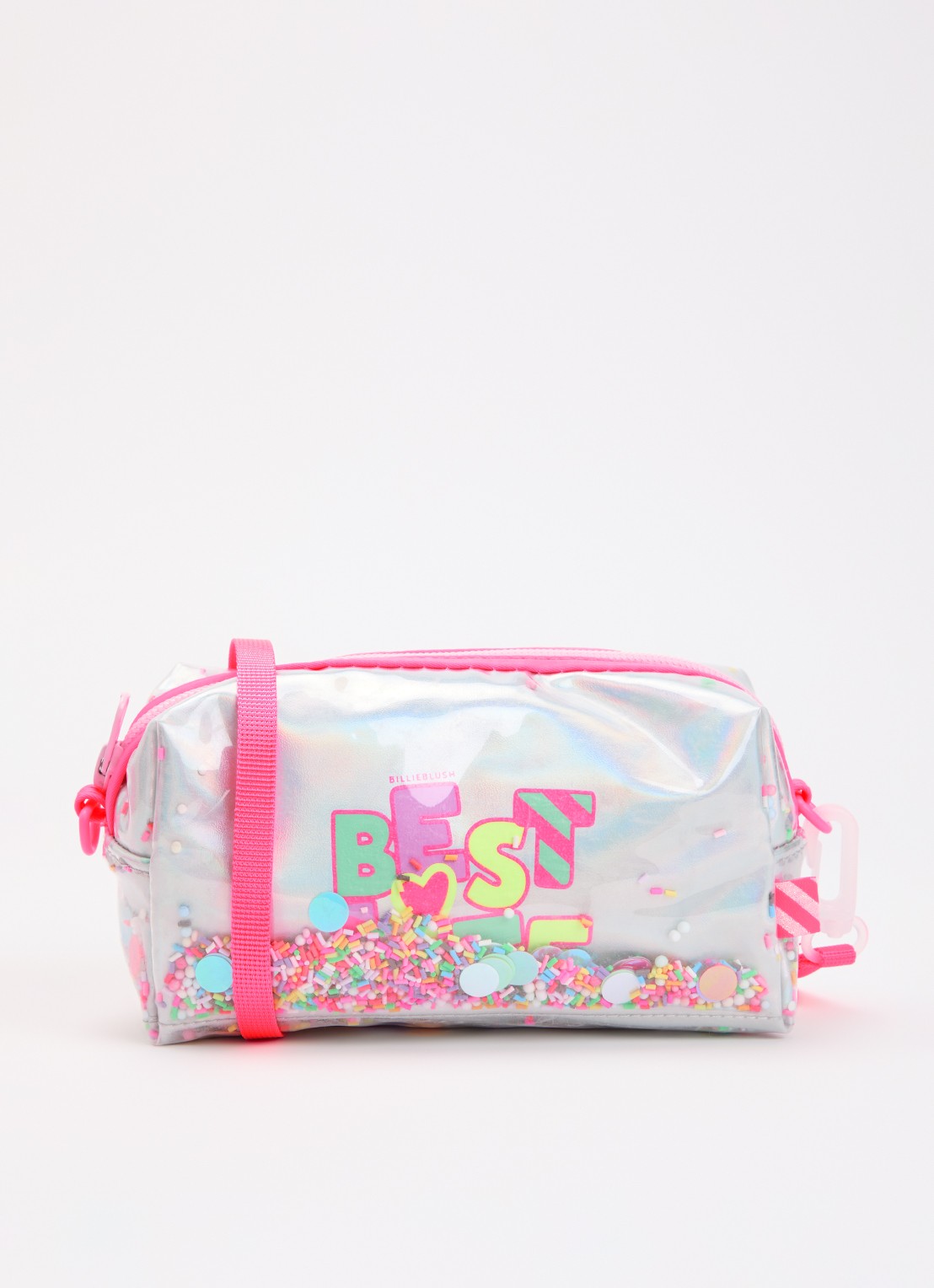 Billieblush Sprinkles crossbodytas met metallic finish - voorkant 5 zilver