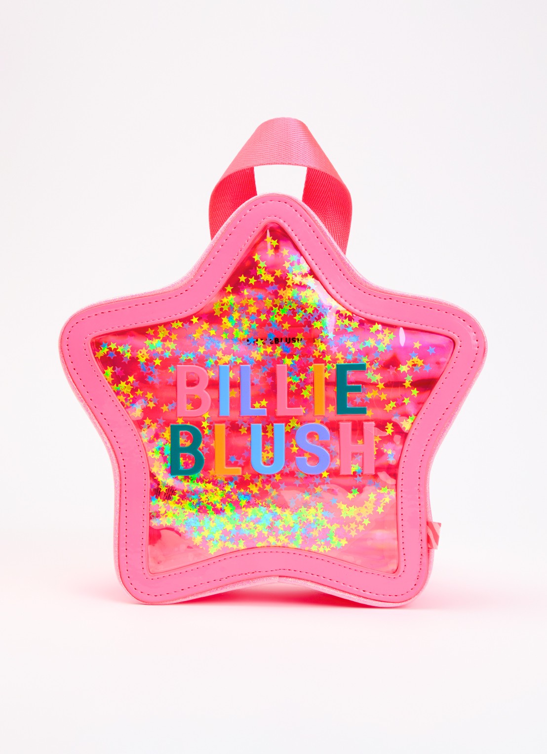 Billieblush Sterretjes rugzak met glitter - voorkant 3 roze