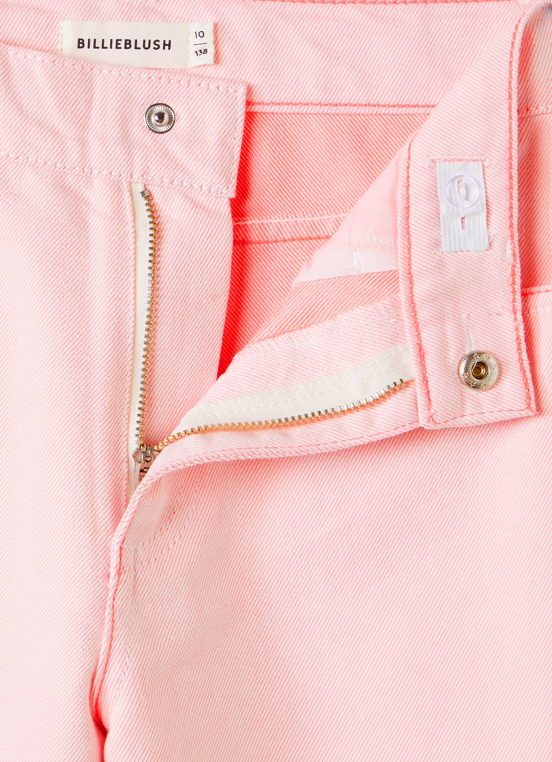 Billieblush Straight leg jeans met gekleurde wassing - detail roze