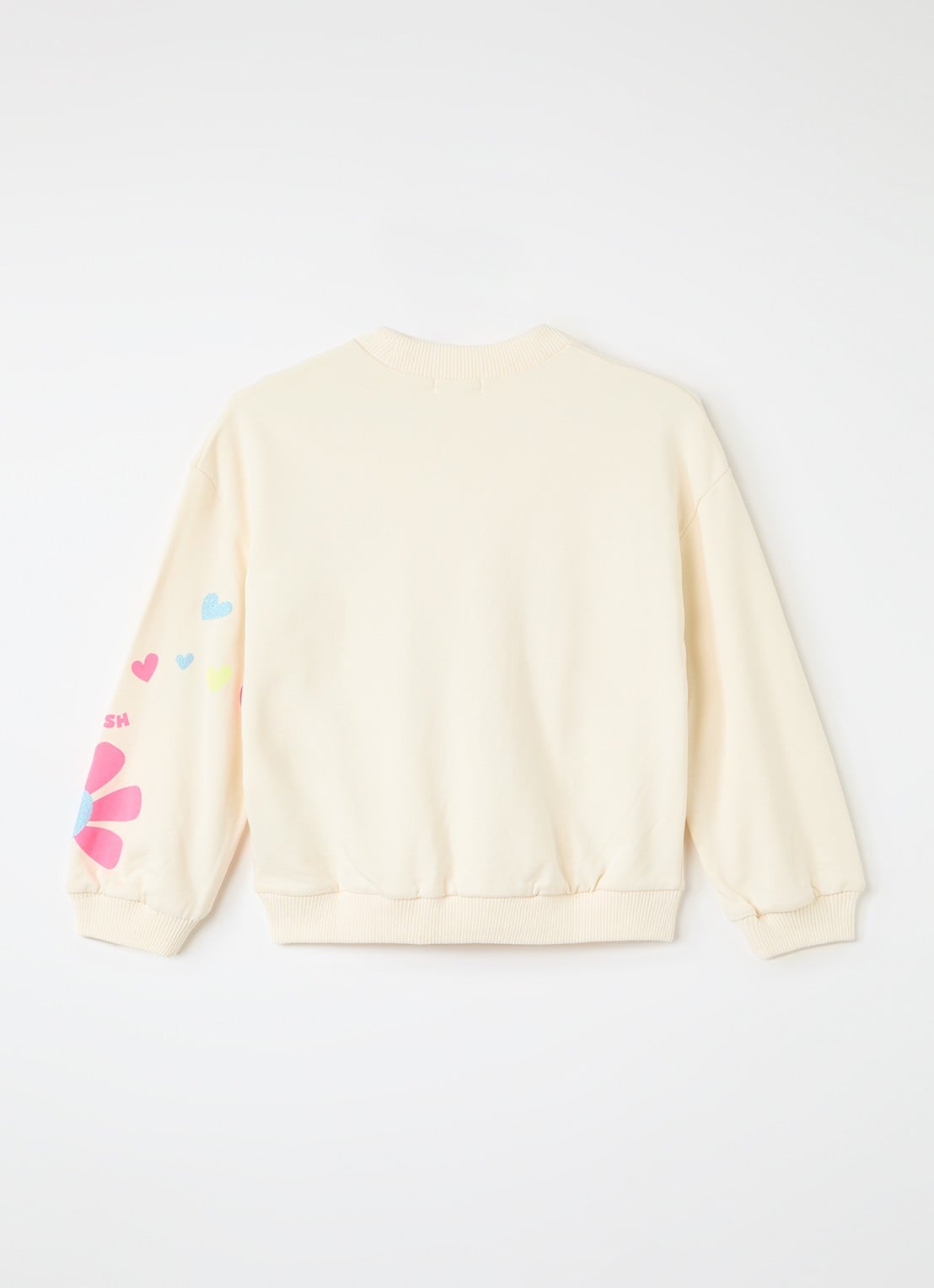 Billieblush Sweater met pailletten - voorkant 3 gebroken wit