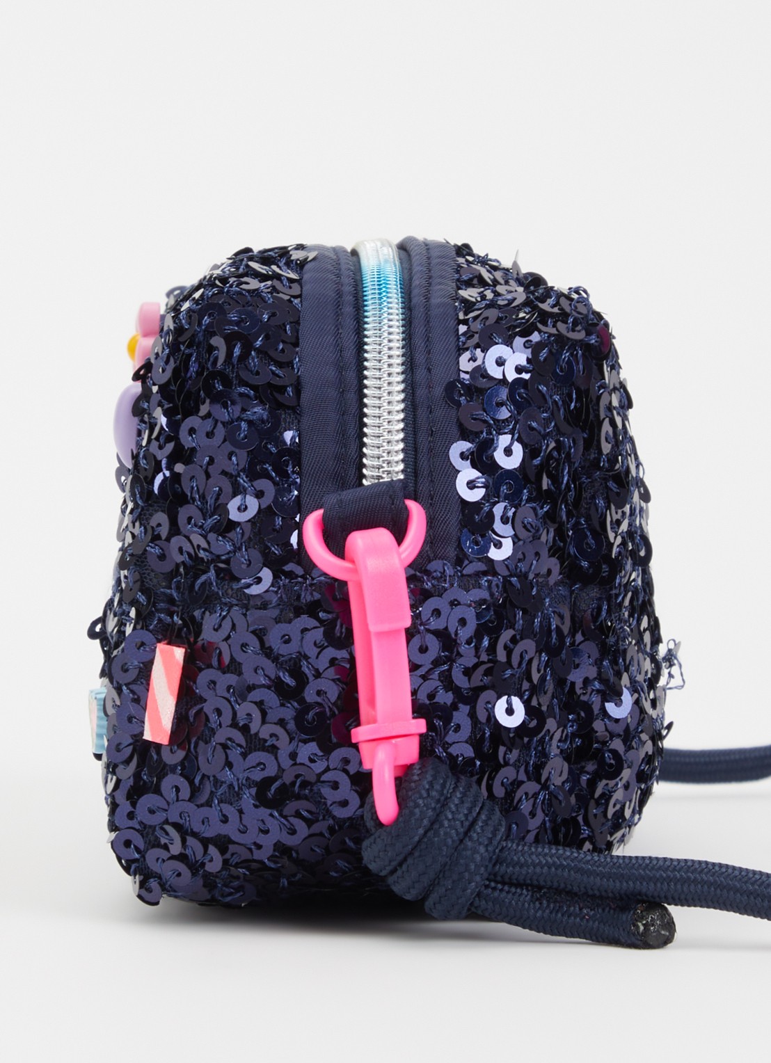 Billieblush Trousse toilettas met pailletten  - detail 3 donkerblauw